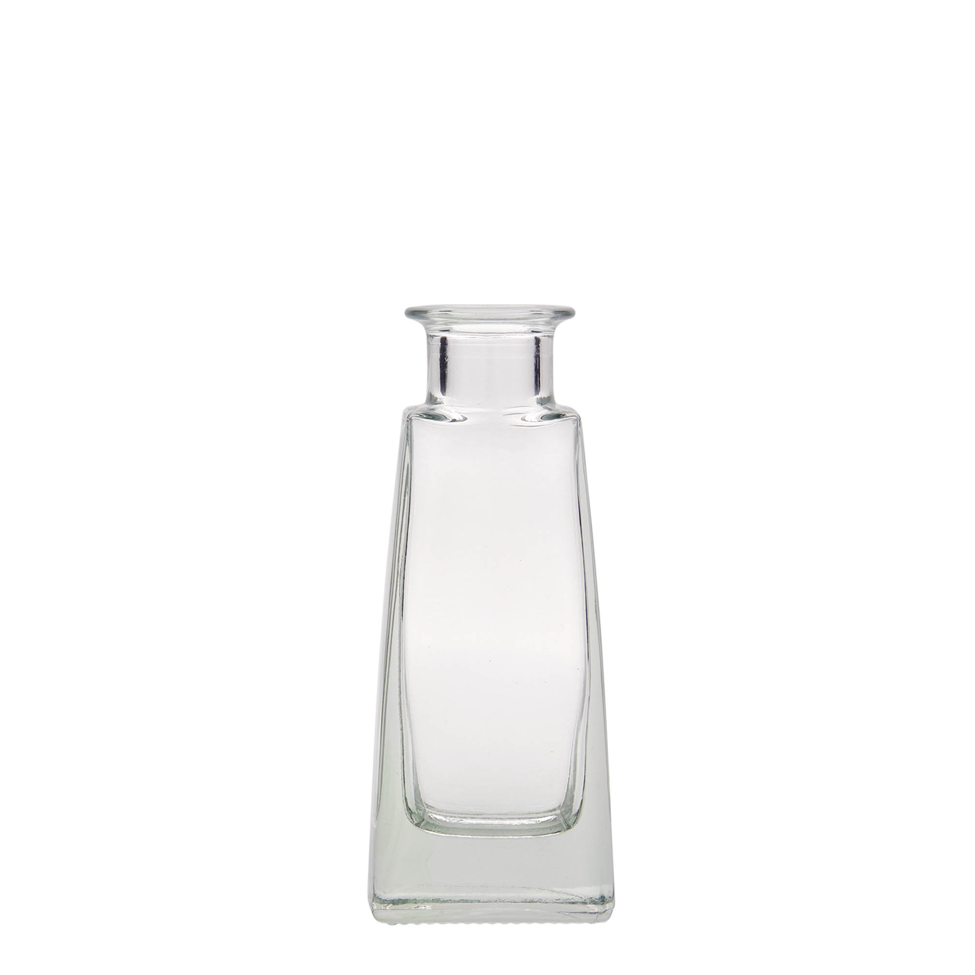 100 ml Glasflasche „Timmy“, rechteckig, Mündung: Kork