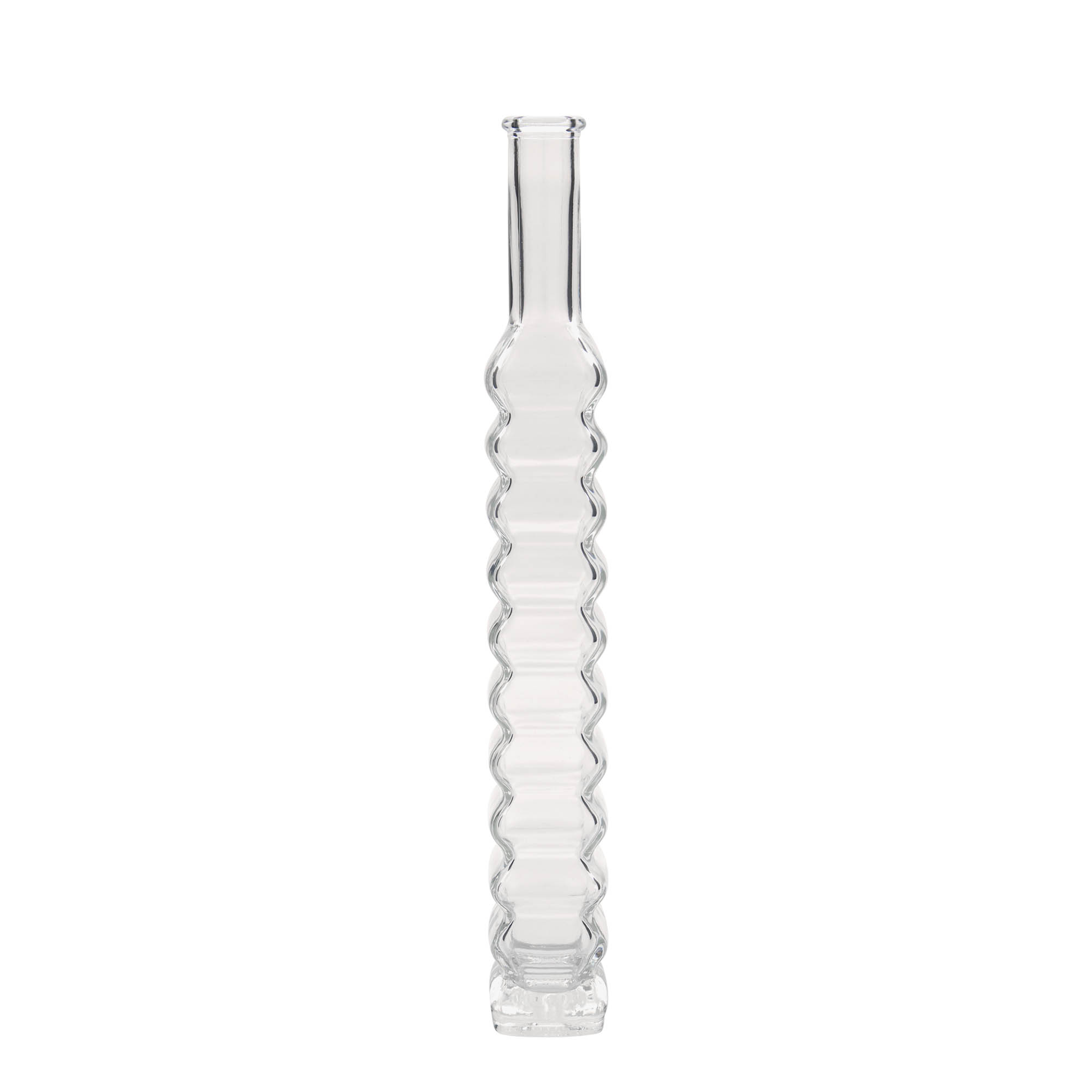200 ml Glasflasche 'Roma, quadratisch, Mündung: Kork