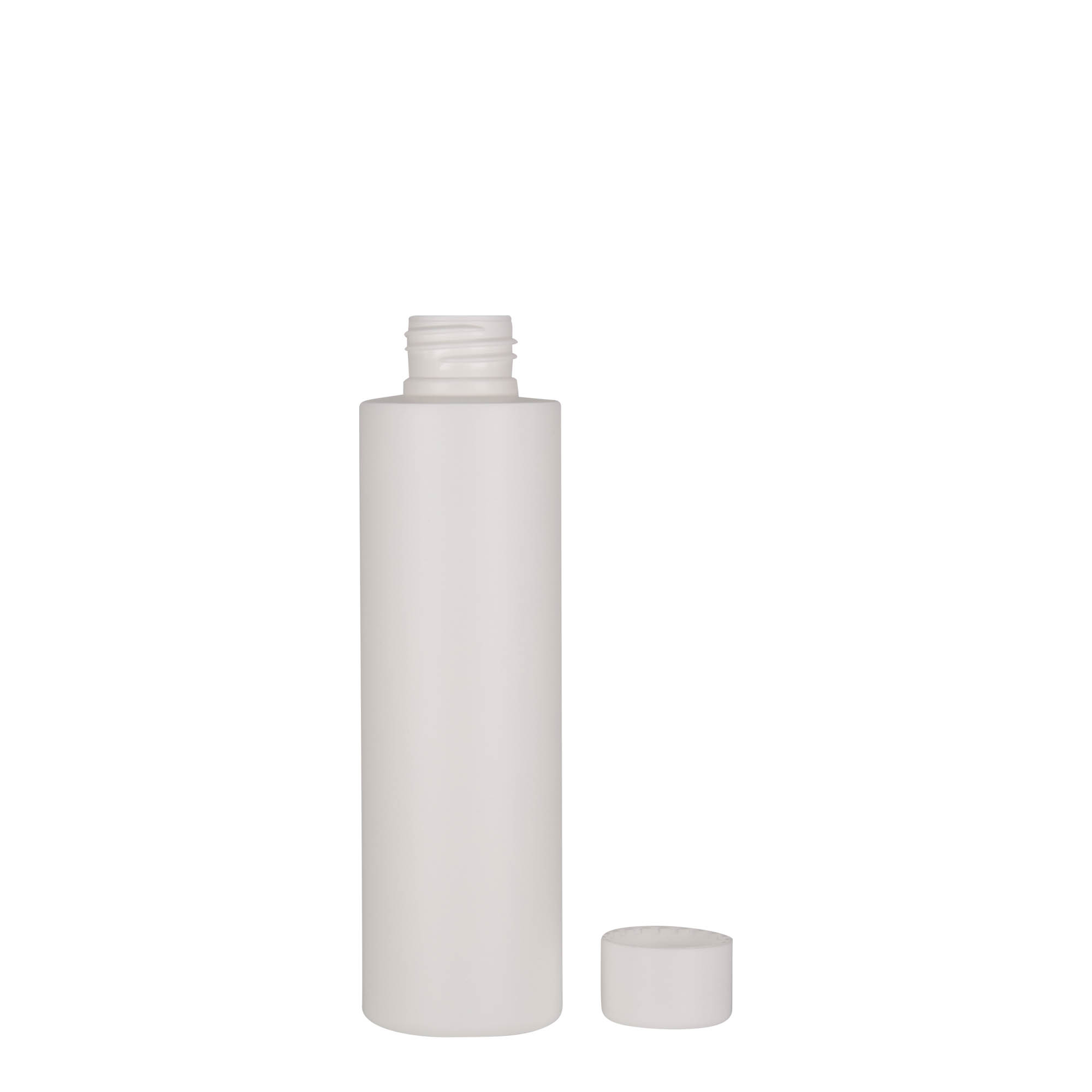 150 ml Kunststoffflasche 'Pipe', HDPE, weiß, Mündung: 24/410 150 ml Kunststoffflasche 'Pipe', HDPE, weiß, Mündung: 24/410