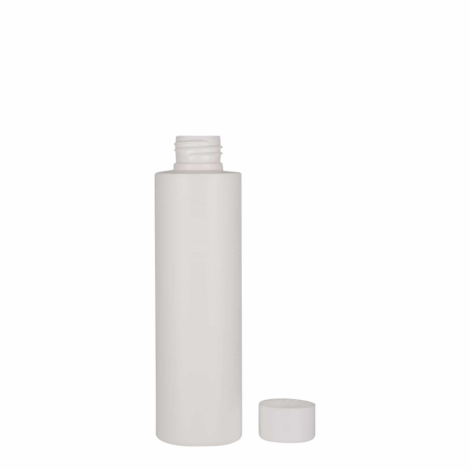 150 ml Kunststoffflasche „Pipe“, HDPE, weiß, Mündung:  24/410