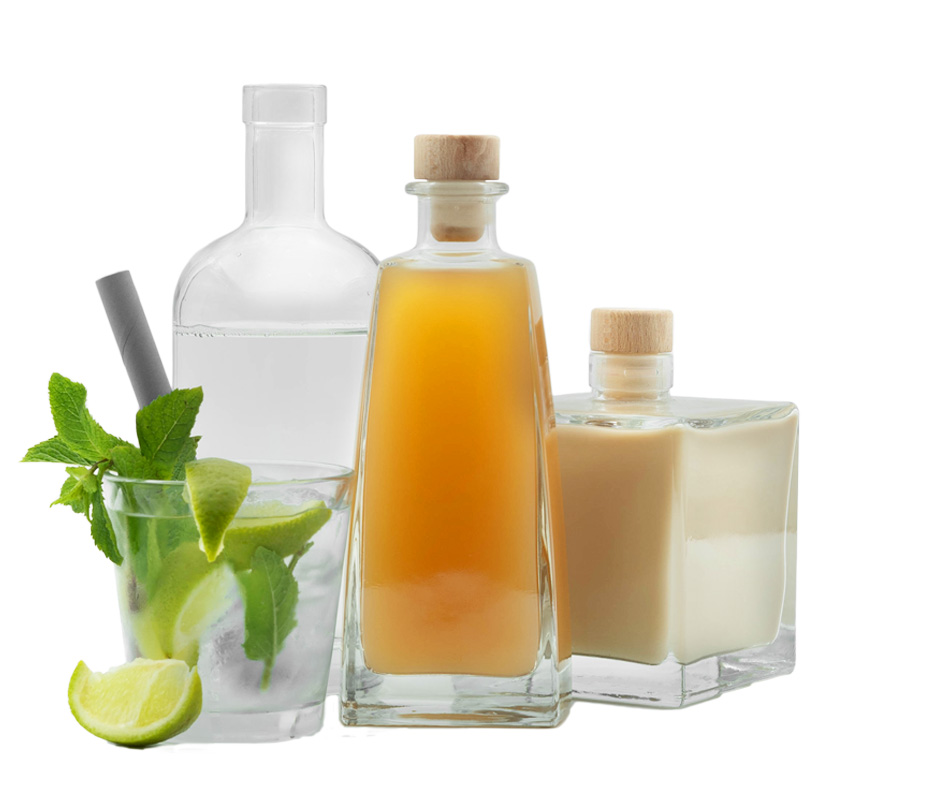 Spirituosenflaschen Spirituosenflaschen