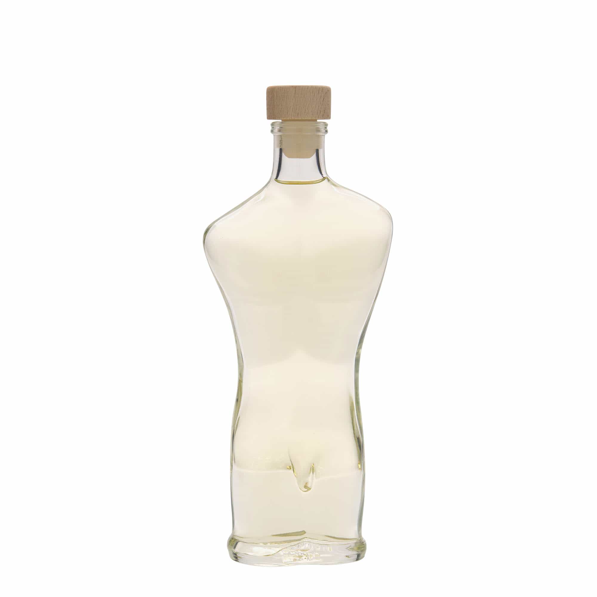 200 ml Glasflasche „Adam“, Mündung: Kork