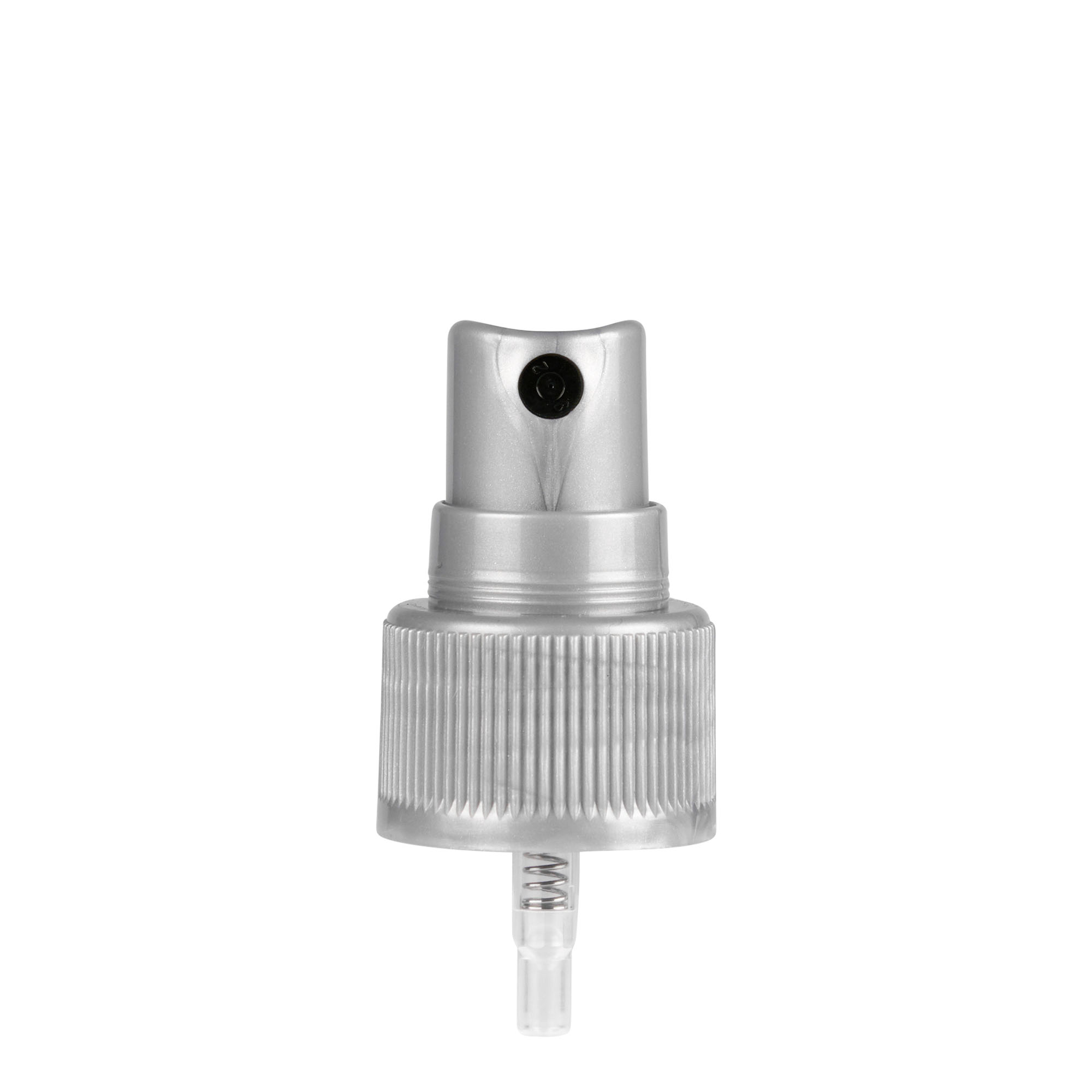 Schraubverschluss Sprühzerstäuber, PP-Kunststoff, silber, für Mündung: 24/410 Schraubverschluss Sprühzerstäuber, PP-Kunststoff, silber, für Mündung: 24/410