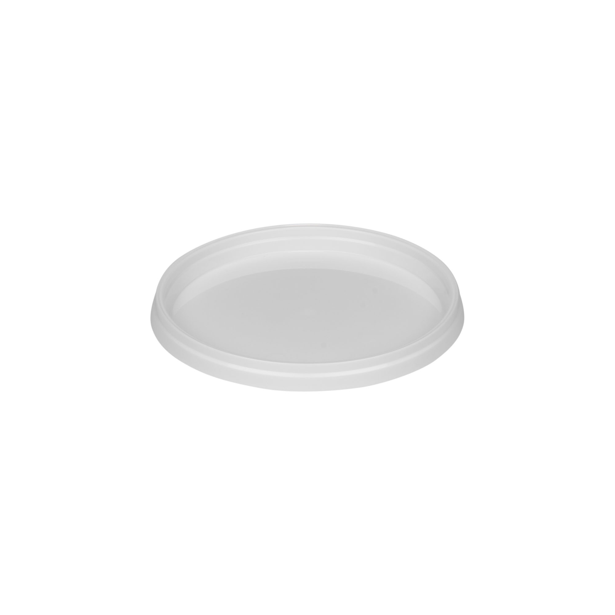 Deckel für 0,6 l Eimer, PP-Kunststoff, weiß Deckel für 0,6 l Eimer, PP-Kunststoff, weiß