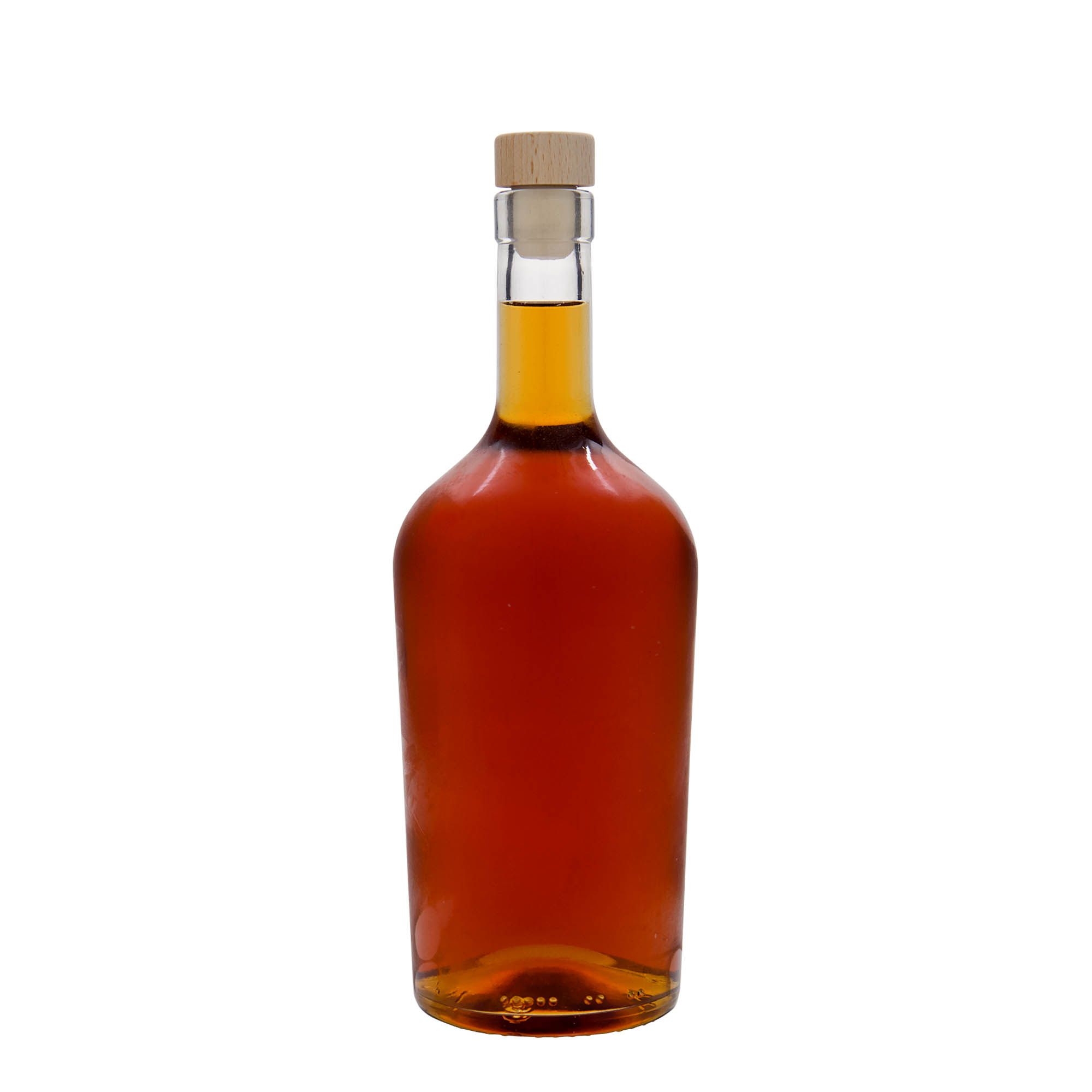 700 ml Glasflasche 'Margarethe', Mündung: Kork
