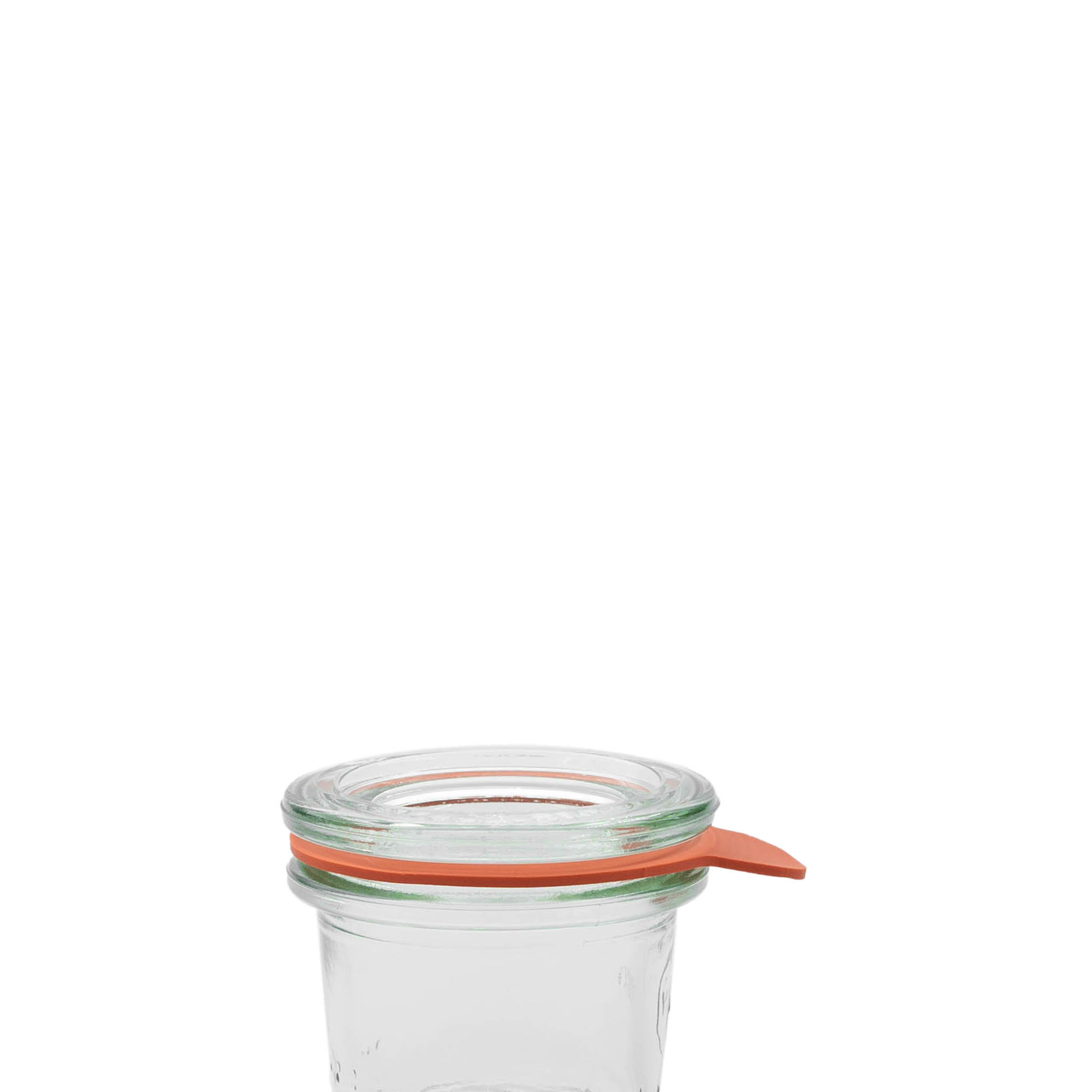 WECK-Einkochring RR40, rot, Mündung: Rundrand WECK-Einkochring RR40, rot, Mündung: Rundrand