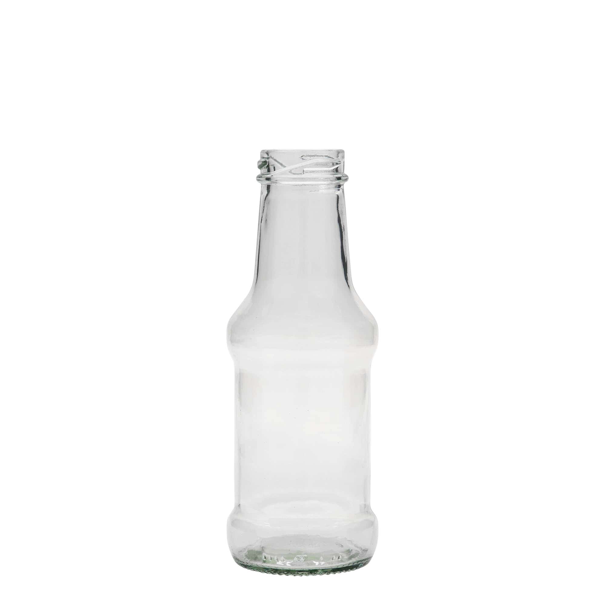 250 ml Soßenflasche, Glas, Mündung: Twist-off (TO 38)