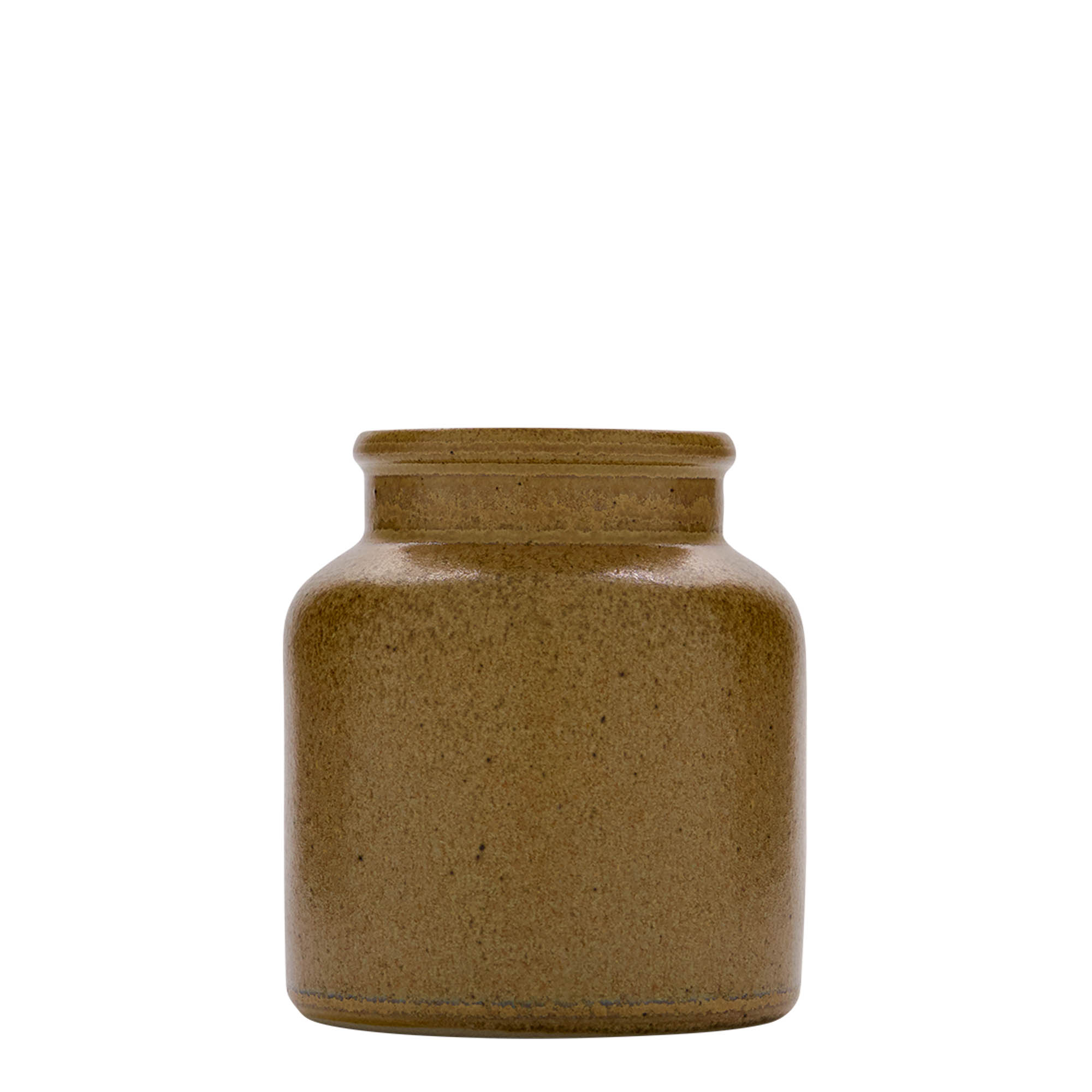 270 ml Steinzeugtopf, Keramik, braun-kristall, Mündung: Stülpdeckel 270 ml Steinzeugtopf, Keramik, braun-kristall, Mündung: Stülpdeckel
