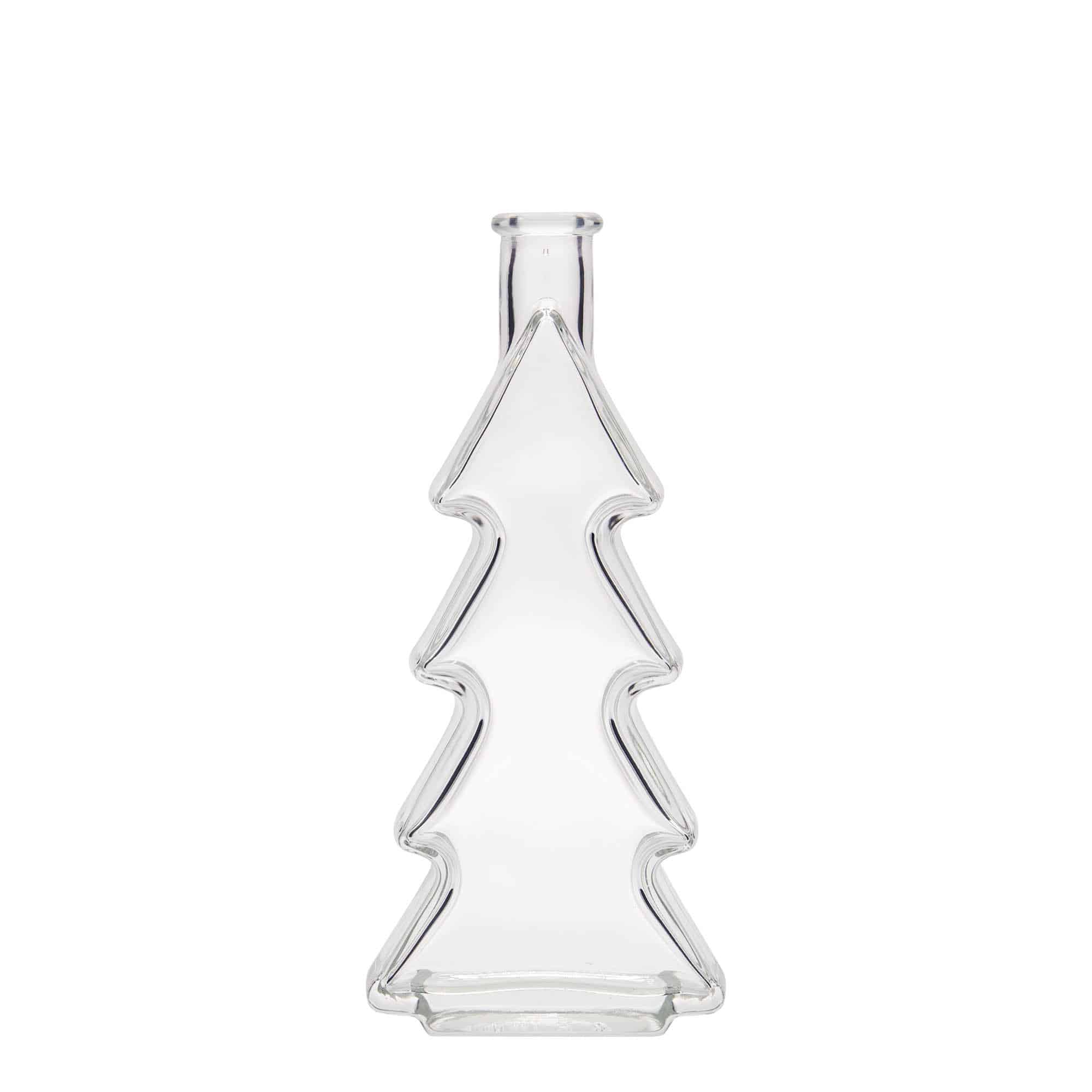 200 ml Glasflasche 'Tannenbaum', Mündung: Kork 200 ml Glasflasche 'Tannenbaum', Mündung: Kork
