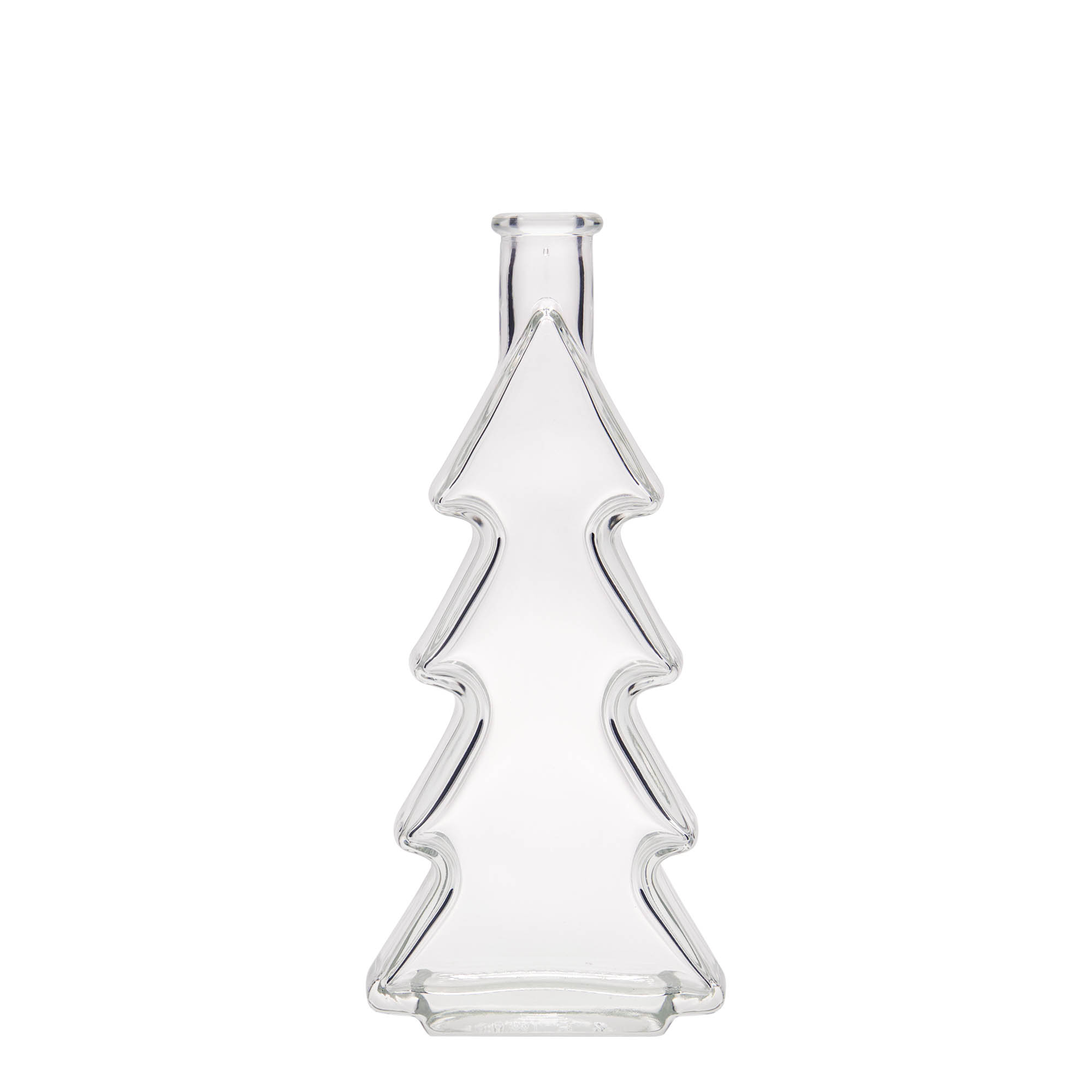 200 ml Glasflasche 'Tannenbaum', Mündung: Kork 200 ml Glasflasche 'Tannenbaum', Mündung: Kork