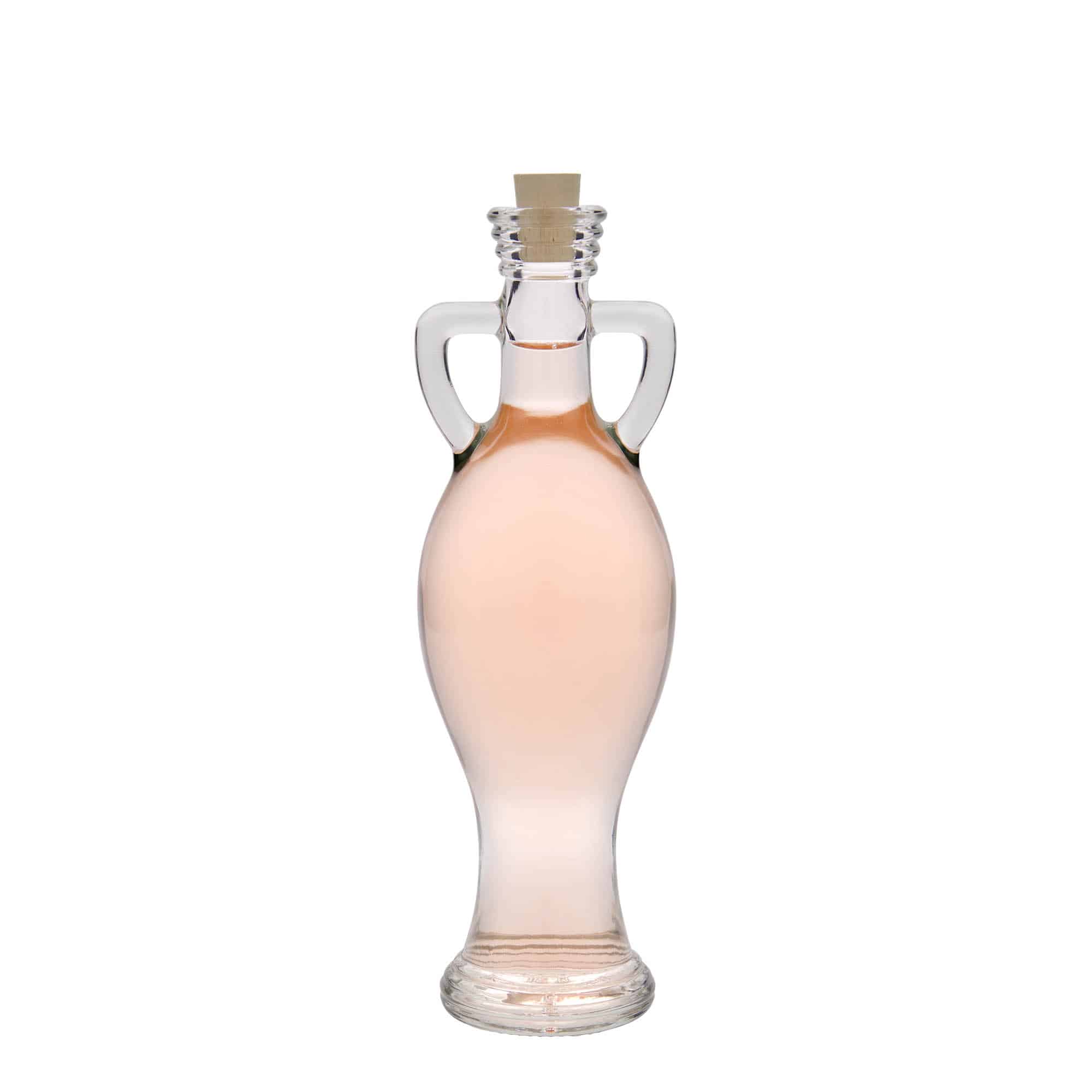 200 ml Glasflasche 'Amphore', Mündung: Kork