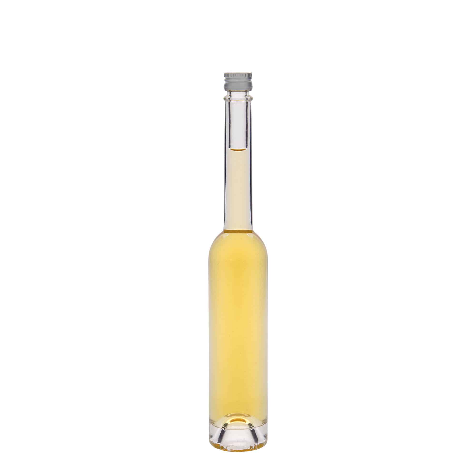 100 ml Glasflasche 'Platina', Mündung: PP 18