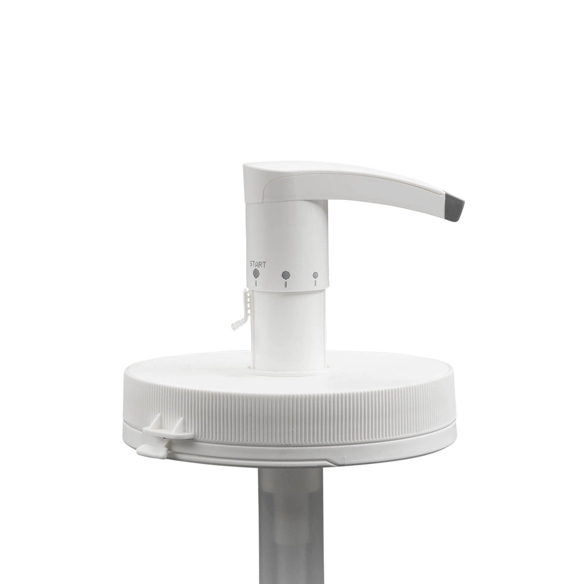 Dispenserpumpe für 1.240 ml 'Securibox', PE-Kunststoff, weiß, für Mündung: Schraubverschluss Dispenserpumpe für 1.240 ml 'Securibox', PE-Kunststoff, weiß, für Mündung: Schraubverschluss