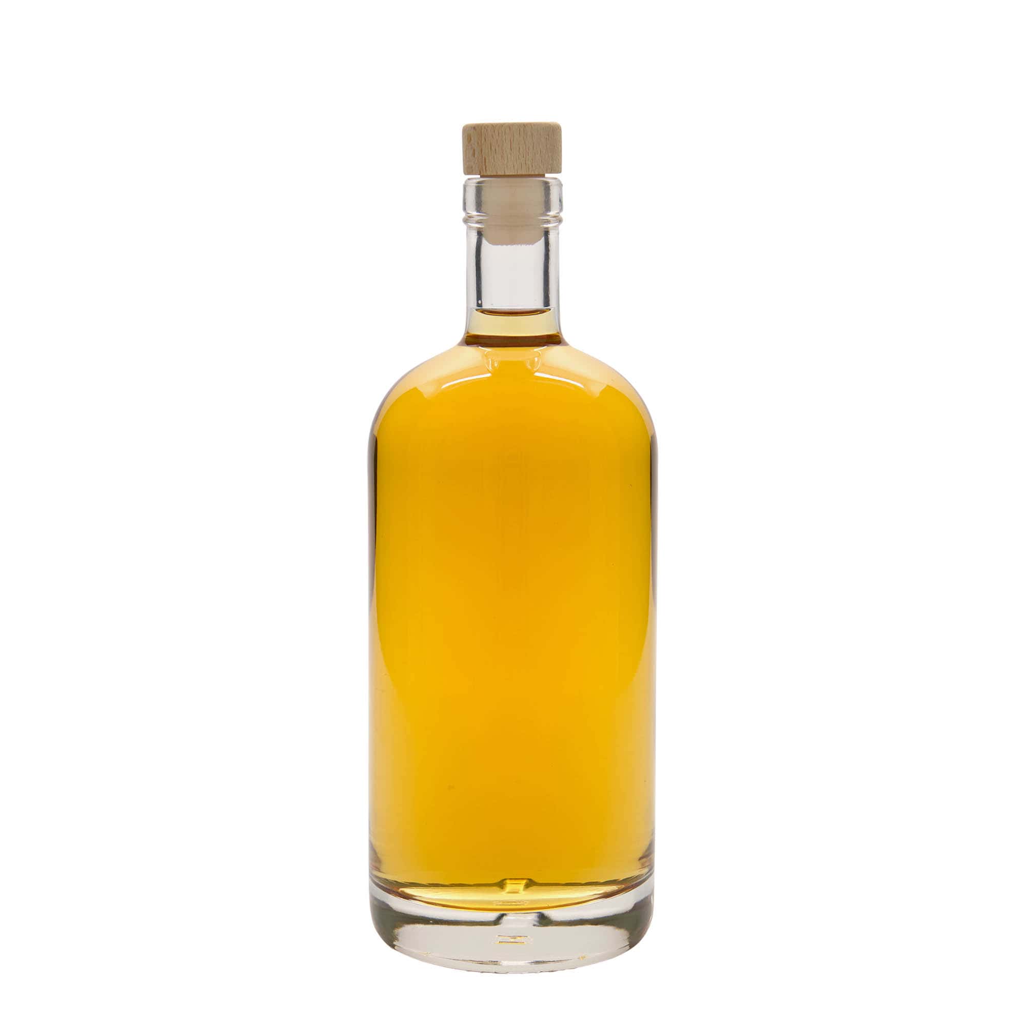 700 ml Glasflasche 'Linea Uno', Mündung: Kork