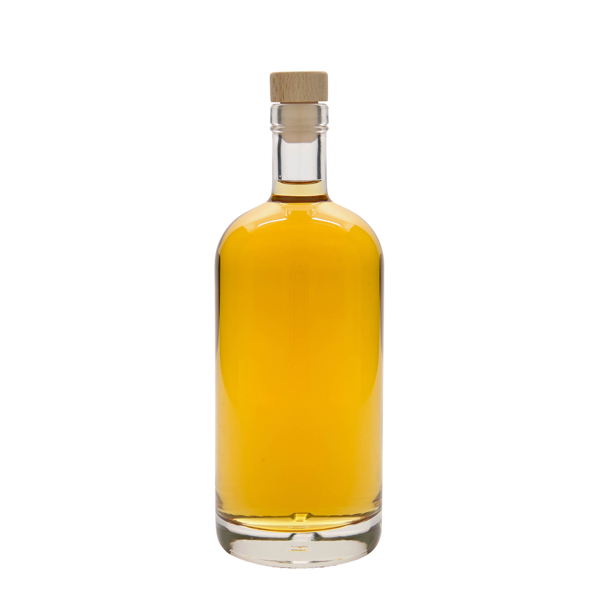 700 ml Glasflasche 'Linea Uno', Mündung: Kork 700 ml Glasflasche 'Linea Uno', Mündung: Kork