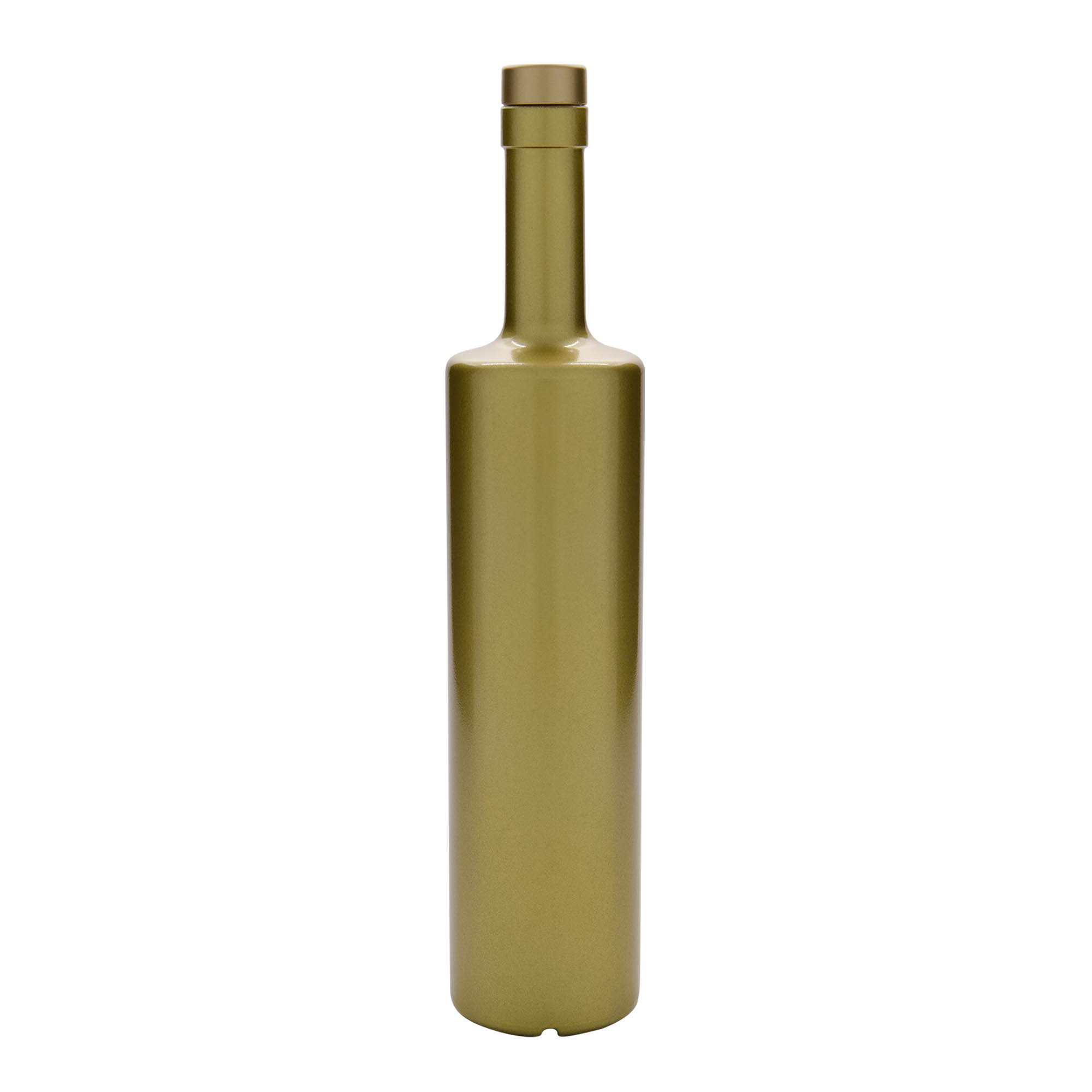 700 ml Glasflasche 'Centurio', gold, Mündung: Kork 700 ml Glasflasche 'Centurio', gold, Mündung: Kork