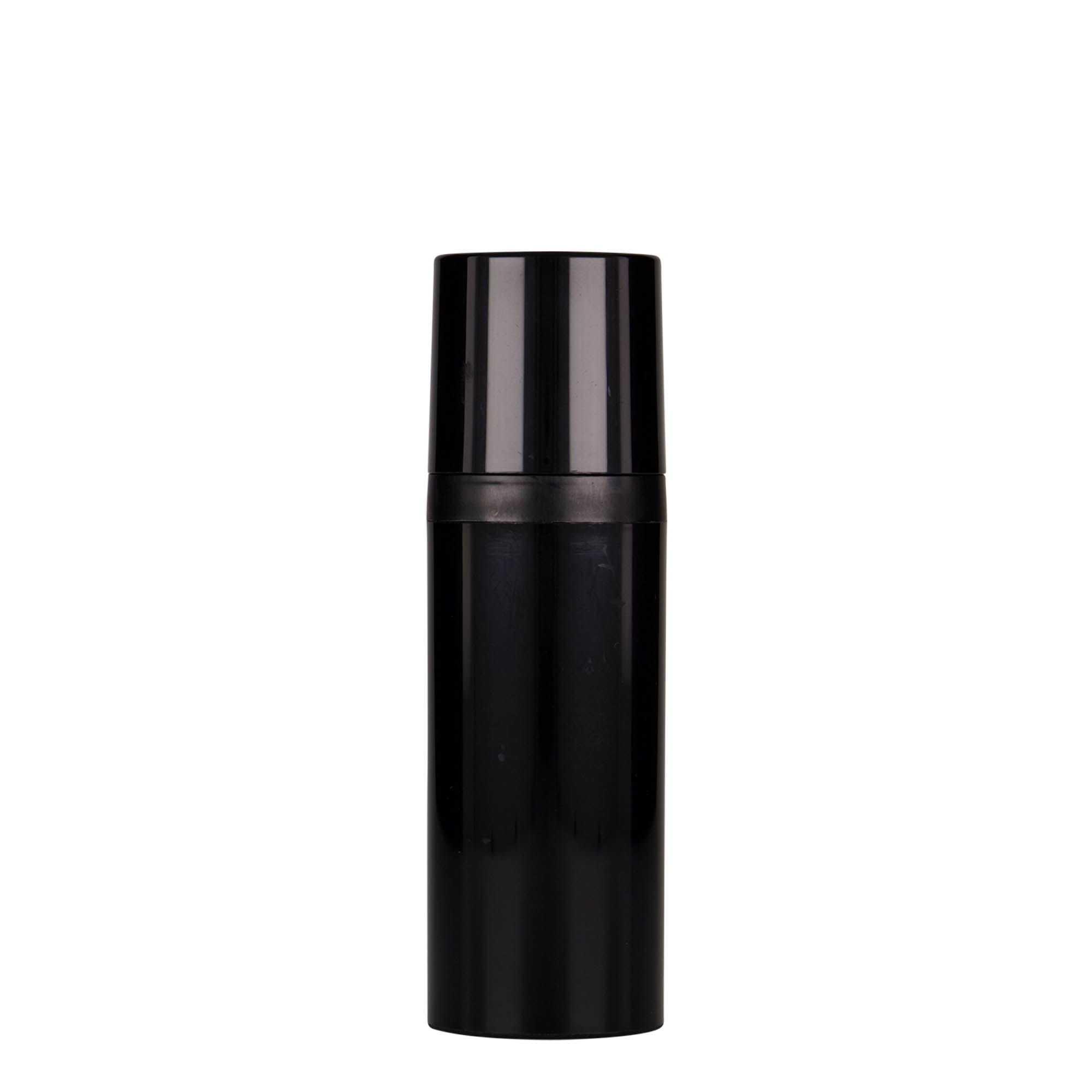 50 ml Airless Dispenser „Mezzo“, PP-Kunststoff, schwarz