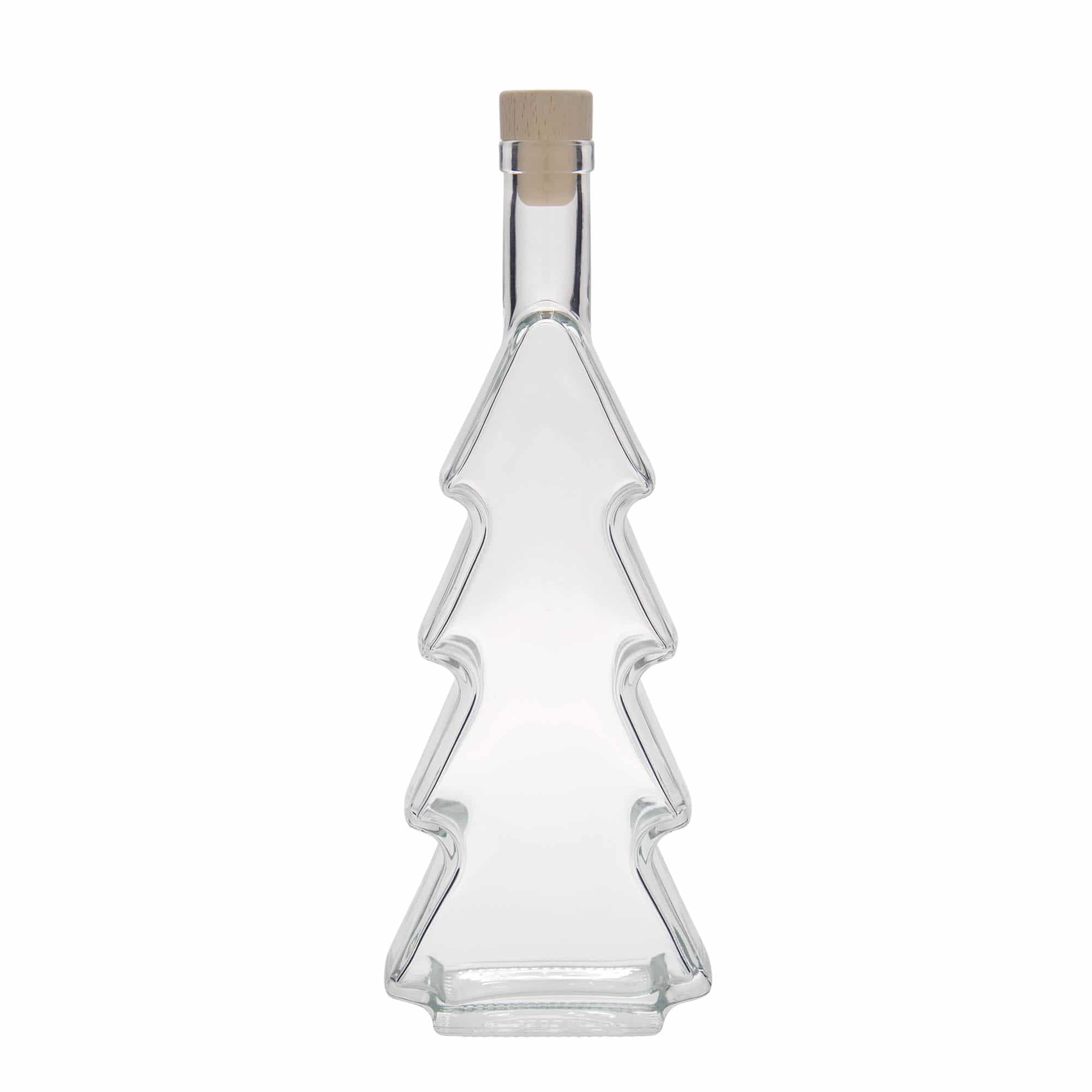 500 ml Glasflasche „Tannenbaum“, Mündung: Kork