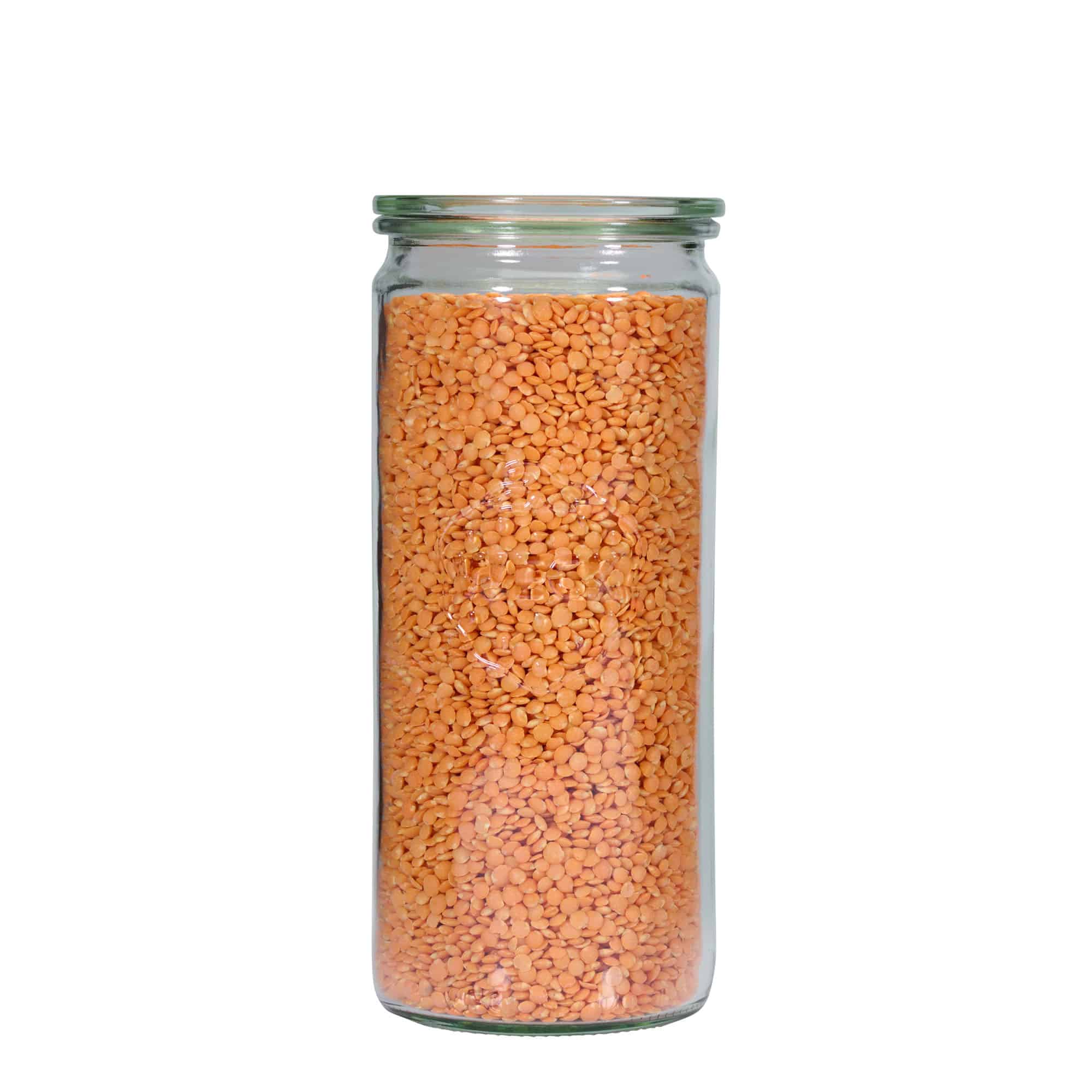 1.040 ml WECK-Zylinderglas, Mündung: Rundrand