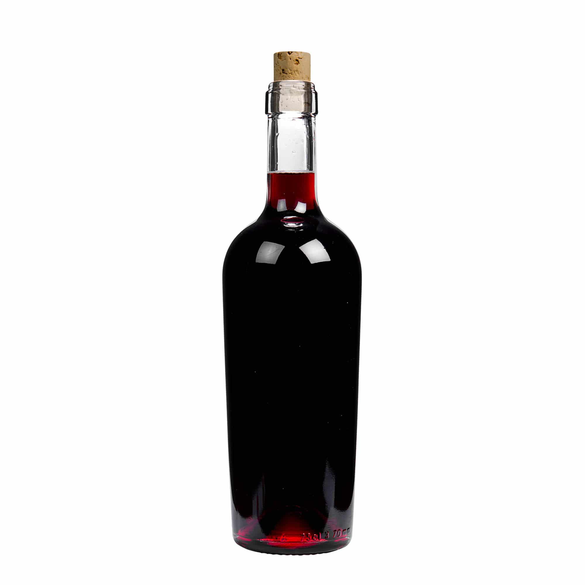 750 ml Weinflasche „Imperiale“, Mündung: Kork