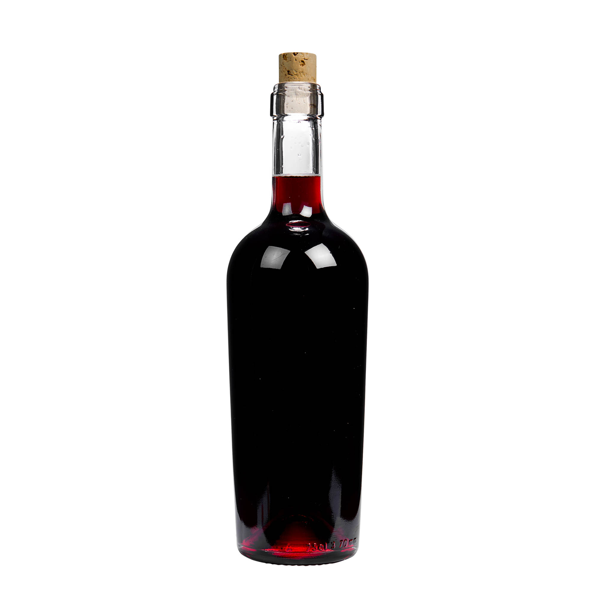 750 ml Weinflasche „Imperiale“, Mündung: Kork