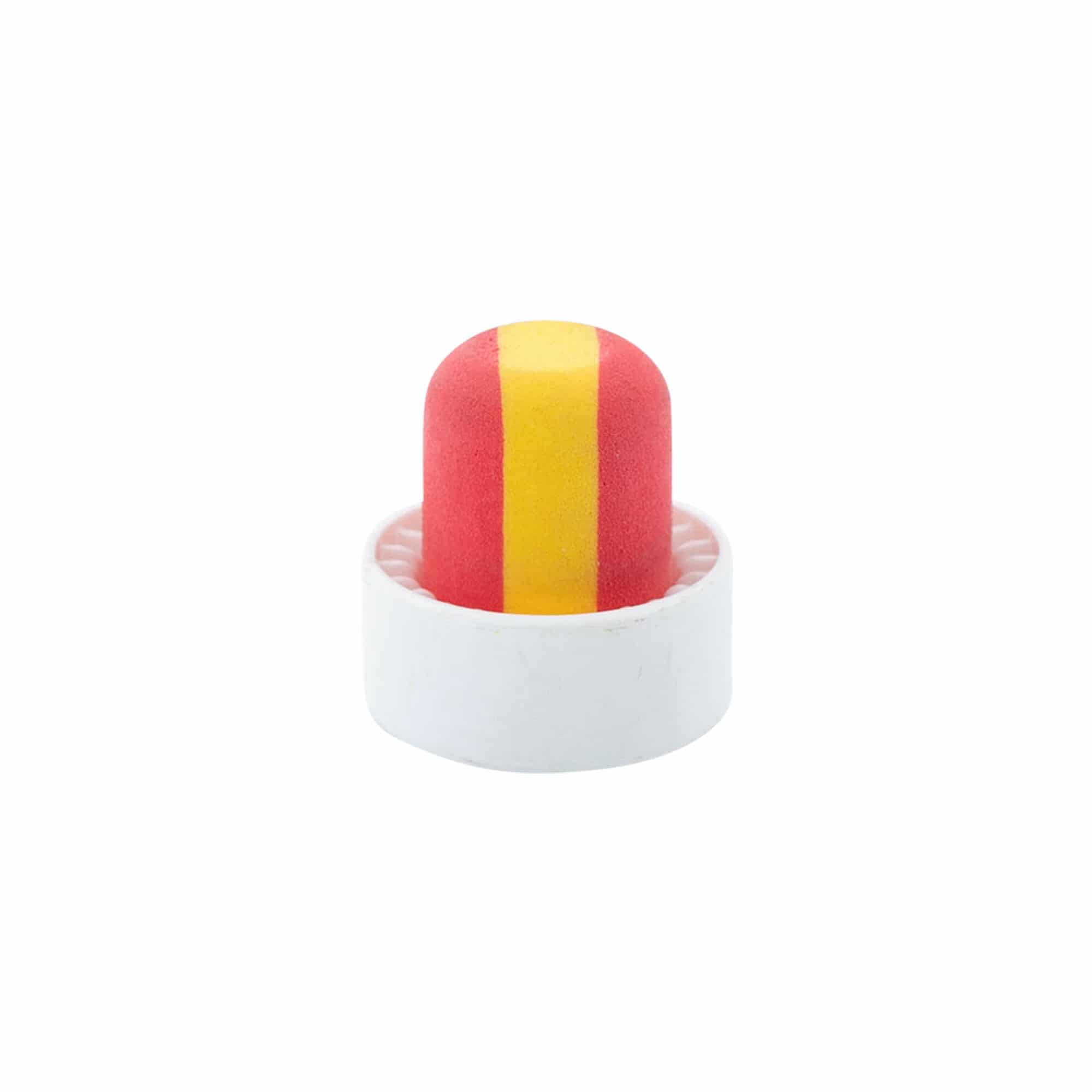 Griffkorken 19 mm „Spanien“, Kunststoff, mehrfarbig, für Mündung: Kork