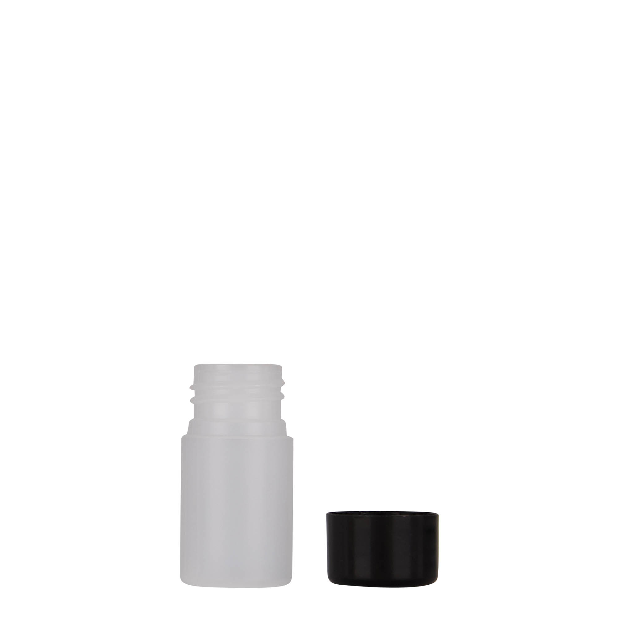 15 ml Kunststoffflasche „Tuffy“, HDPE, natur, Mündung:  24/410