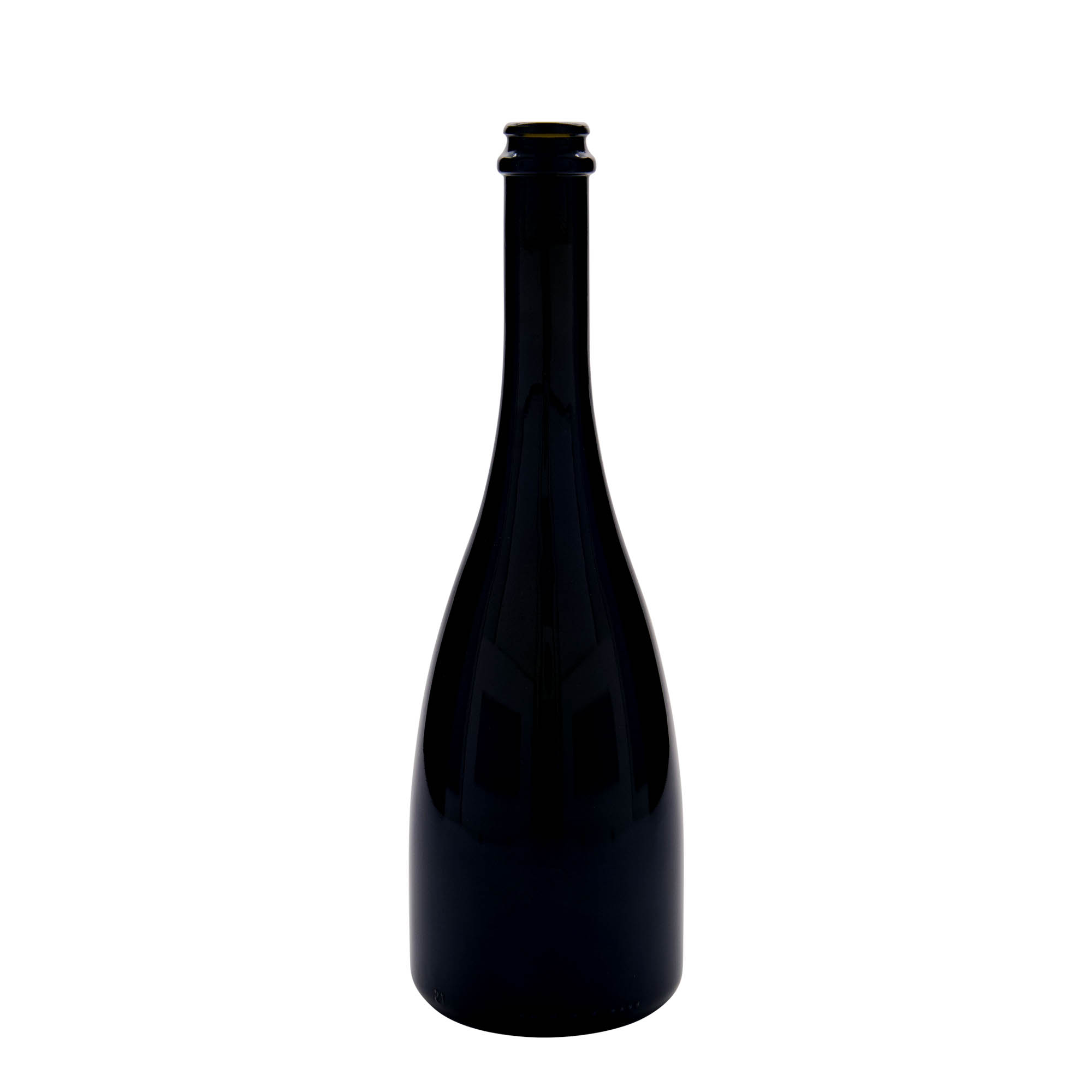750 ml Bier-/Sektflasche 'Tosca', Glas, antikgrün, Mündung: Kronkorken 750 ml Bier-/Sektflasche 'Tosca', Glas, antikgrün, Mündung: Kronkorken