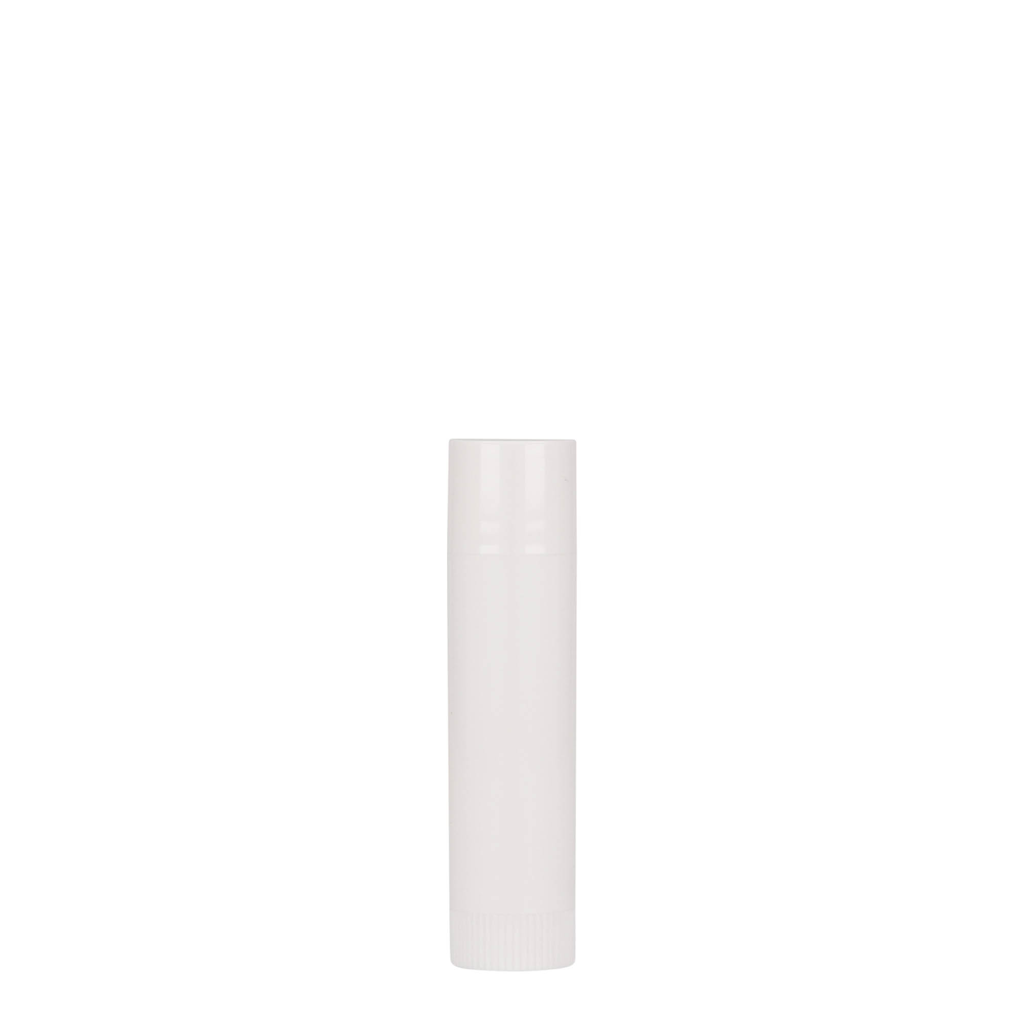 6 ml Lippenstifthülse, PP-Kunststoff, weiß