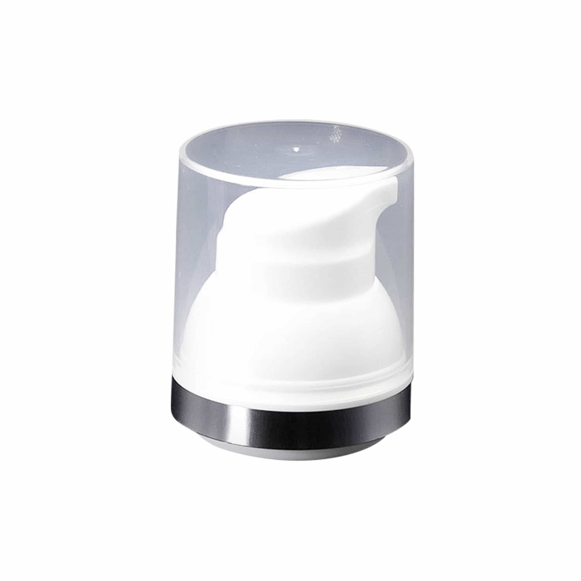 Airless Dispenser Pumpkopf 'Mezzo', PP-Kunststoff, weiß Airless Dispenser Pumpkopf 'Mezzo', PP-Kunststoff, weiß