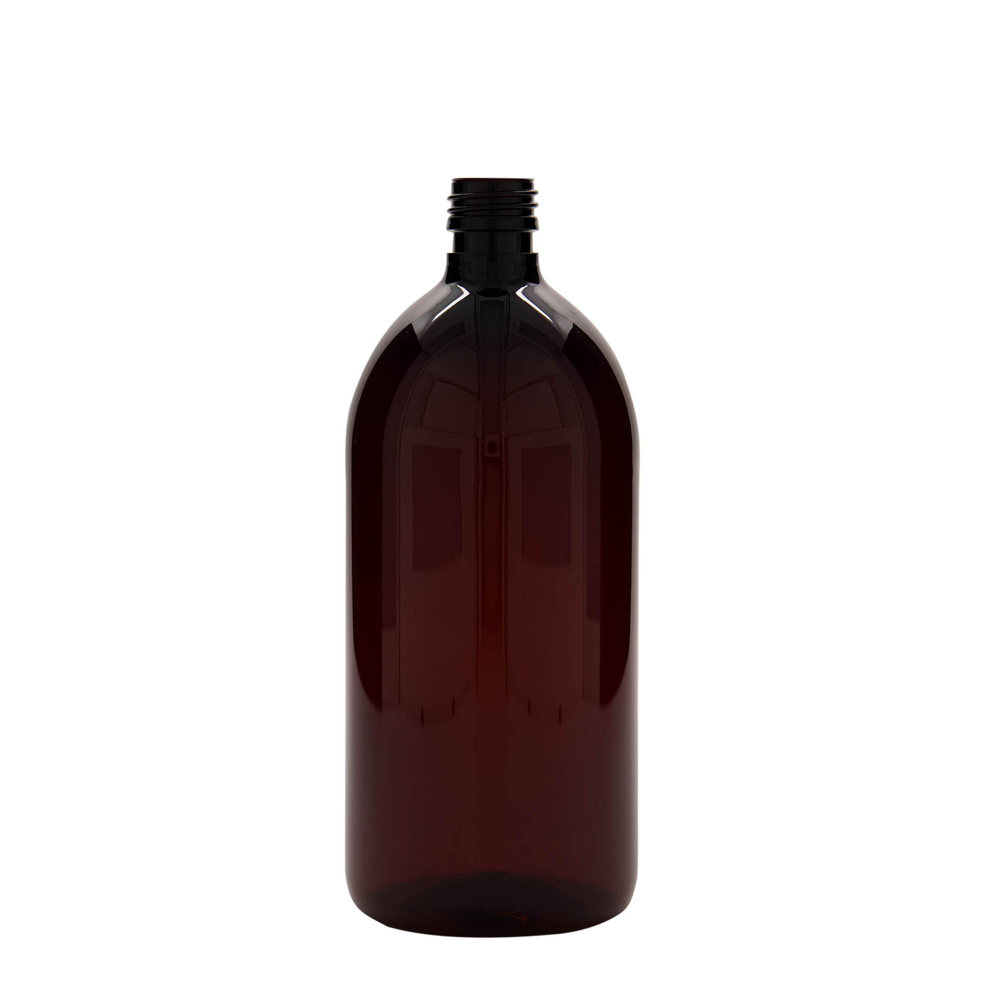 1.000 ml PET-Medizinflasche, braun,Kunststoff, Mündung: PP 28 1.000 ml PET-Medizinflasche, braun,Kunststoff, Mündung: PP 28