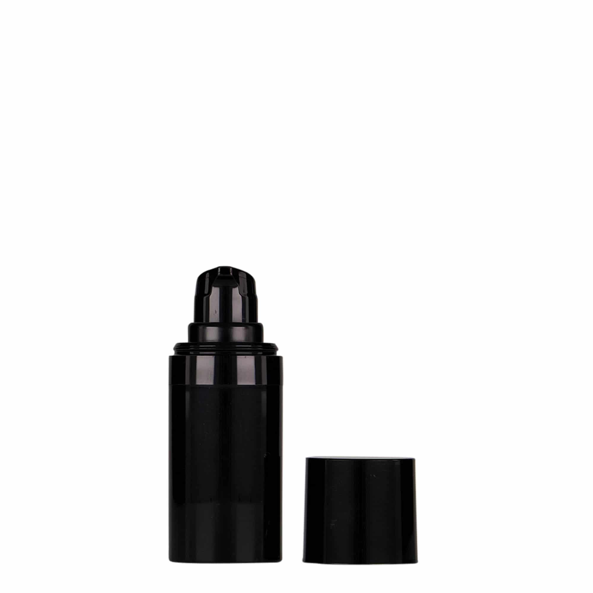 15 ml Airless Dispenser 'Micro', PP-Kunststoff, schwarz
