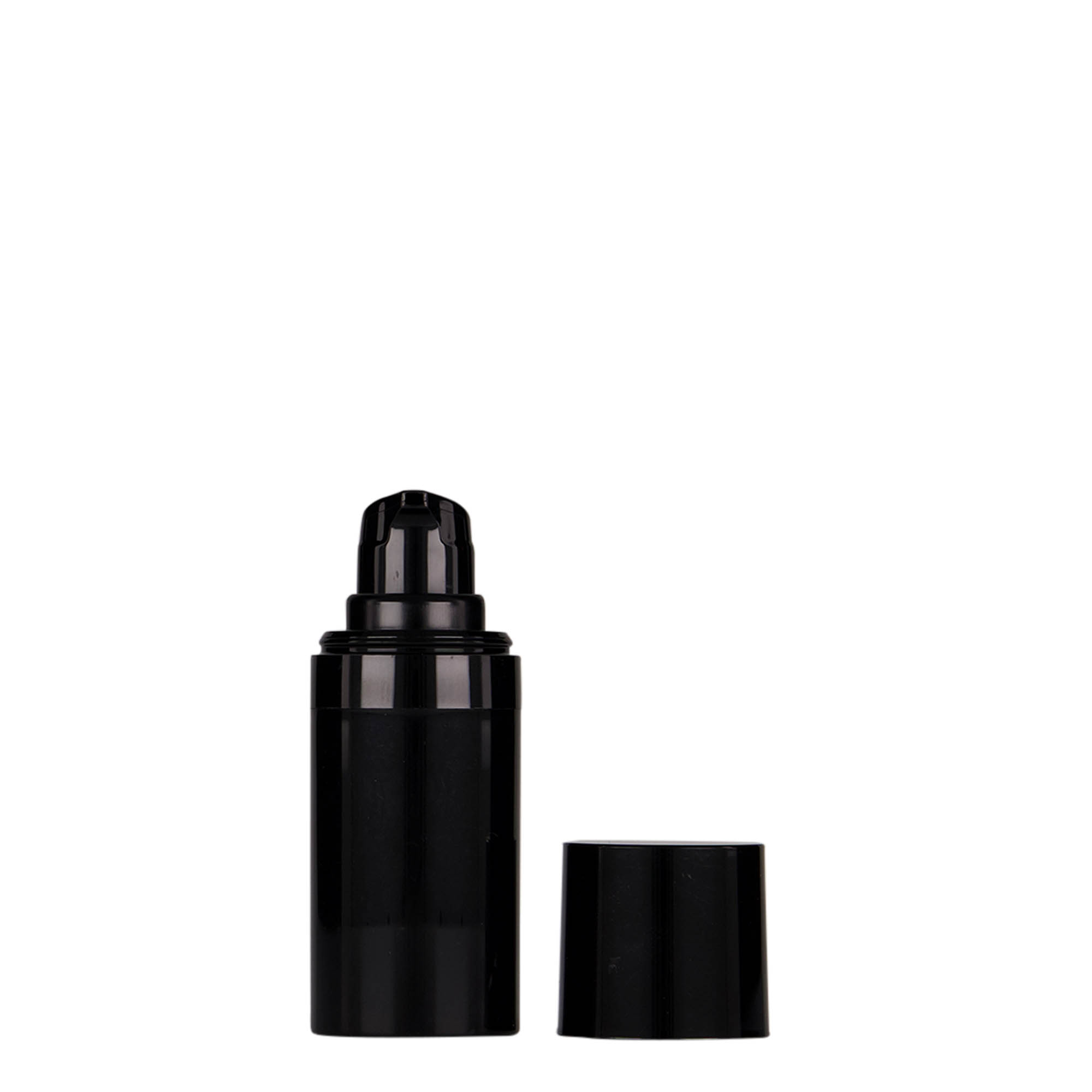 15 ml Airless Dispenser „Micro“, PP-Kunststoff, schwarz