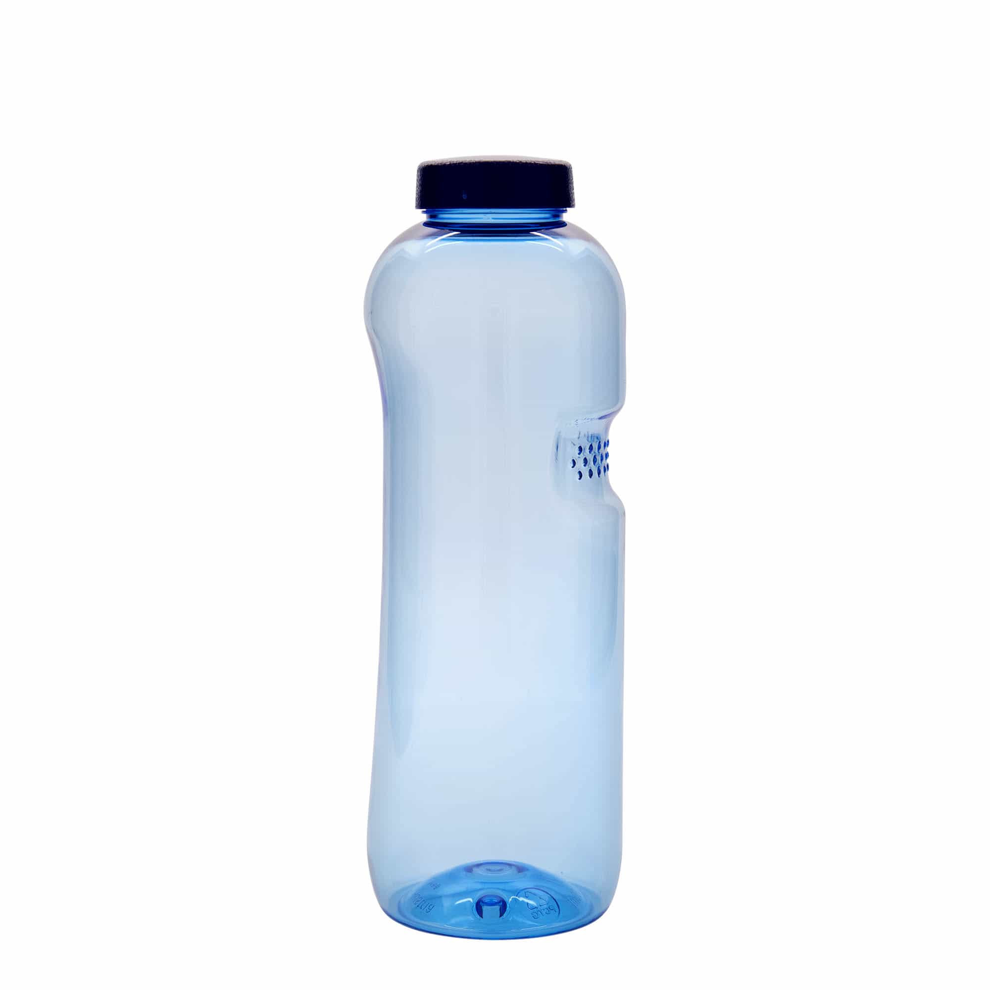 1.000 ml PET-Trinkflasche 'Kavodrink', Kunststoff, blau