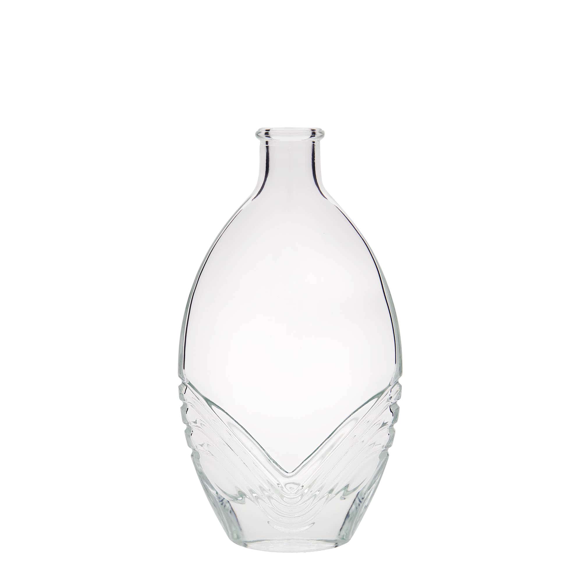200 ml Glasflasche 'Florence', oval, Mündung: Kork 200 ml Glasflasche 'Florence', oval, Mündung: Kork