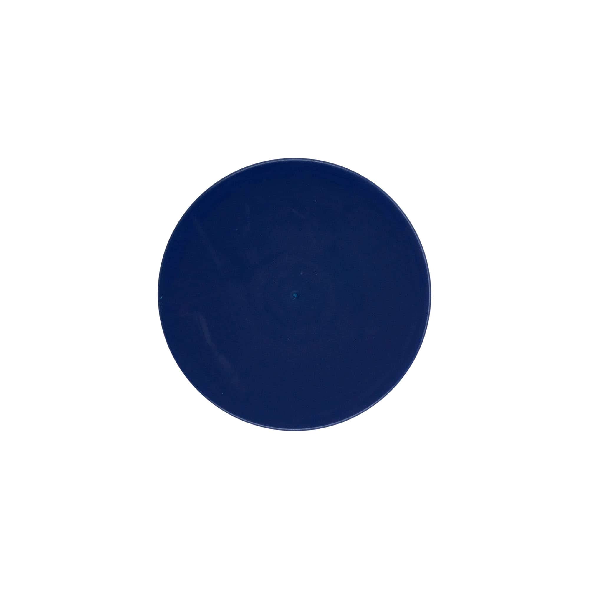Stülpdeckel für Standard-Keramiktopf, HDPE-Kunststoff, blau