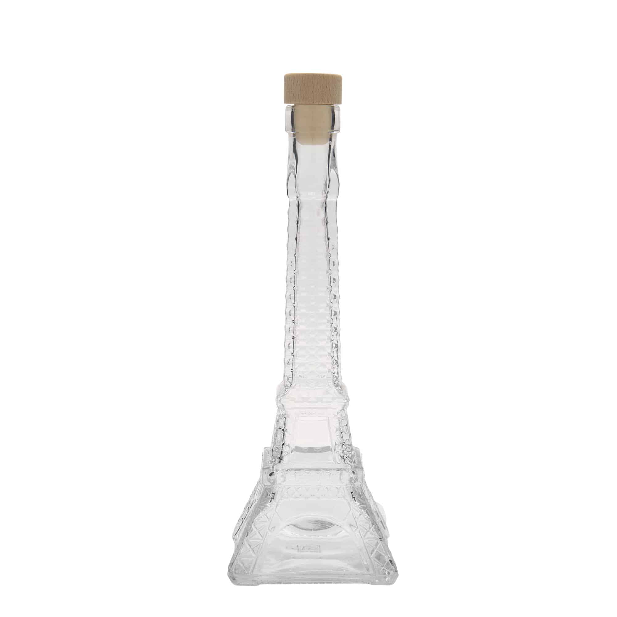 200 ml Glasflasche „Eiffelturm“, Mündung: Kork