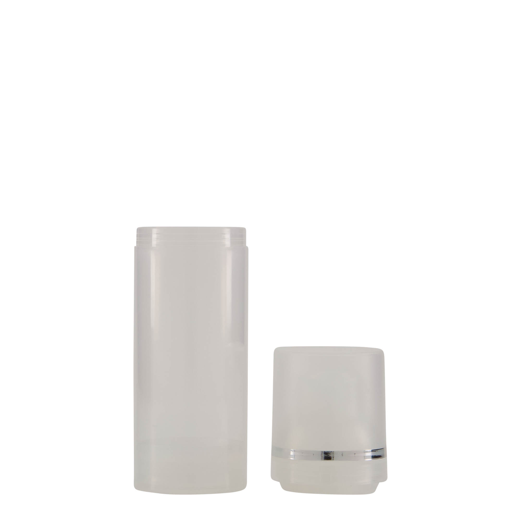 50 ml Airless Dispenser 'Mezzo', PP-Kunststoff, natur 50 ml Airless Dispenser 'Mezzo', PP-Kunststoff, natur