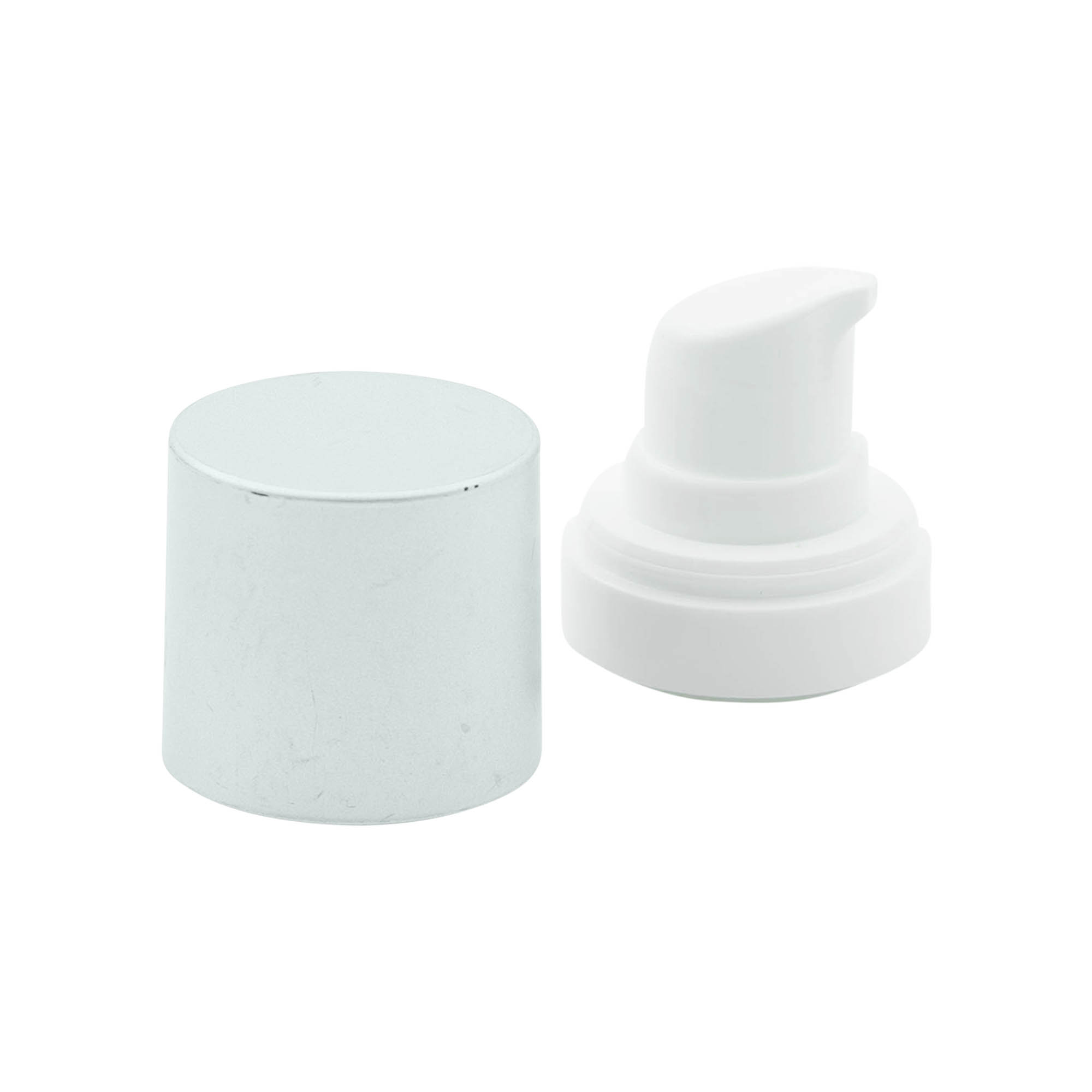 Airless Dispenser Pumpkopf 'Micro', PP-Kunststoff, silber