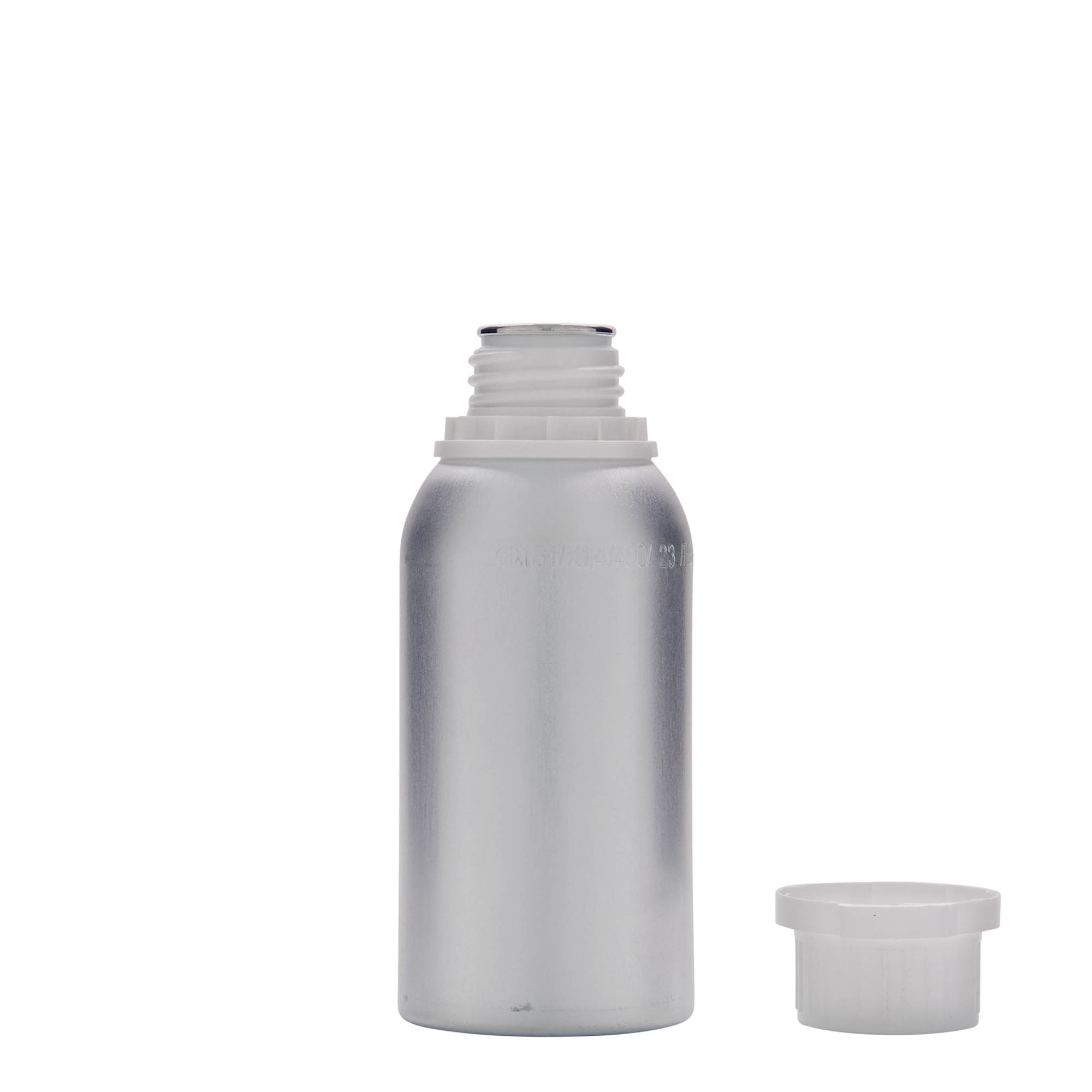 275 ml Aluminiumflasche, Metall, silber, Mündung: DIN 32 275 ml Aluminiumflasche, Metall, silber, Mündung: DIN 32