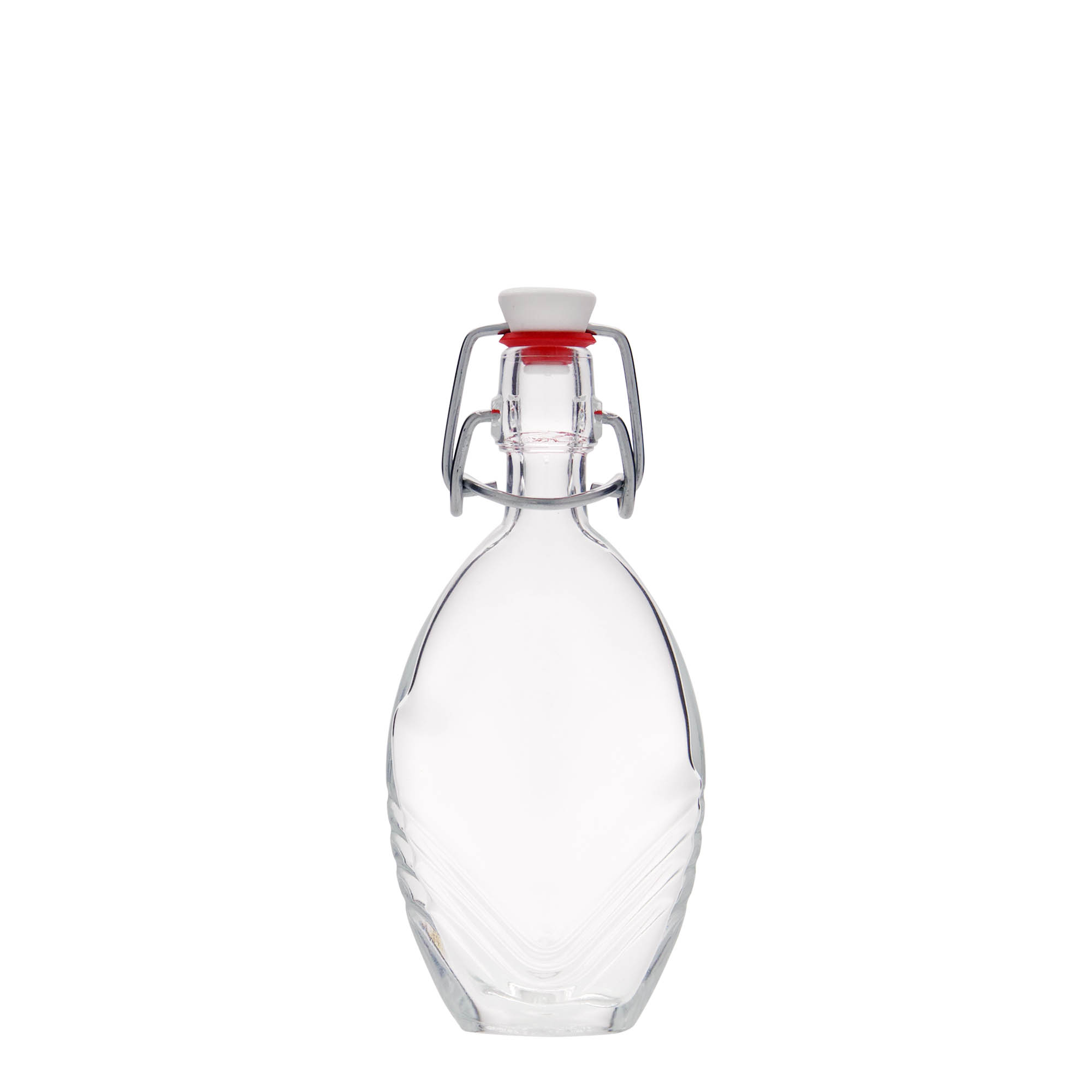 40 ml Glasflasche 'Florence', oval, Mündung: Bügelverschluss