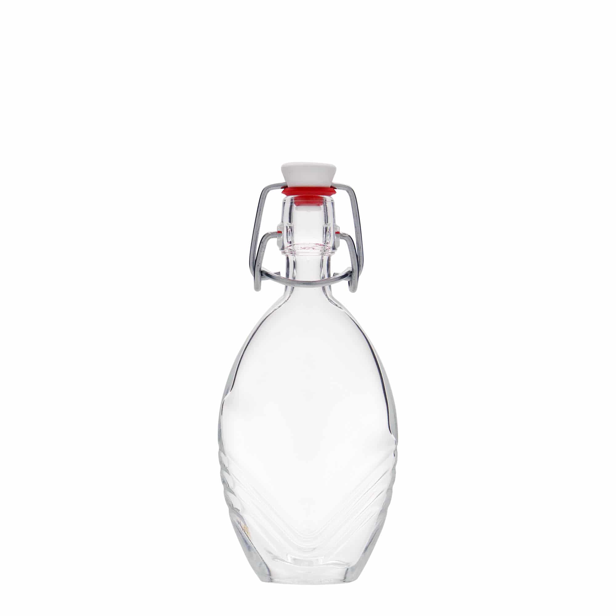 40 ml Glasflasche „Florence“, oval, Mündung: Bügelverschluss