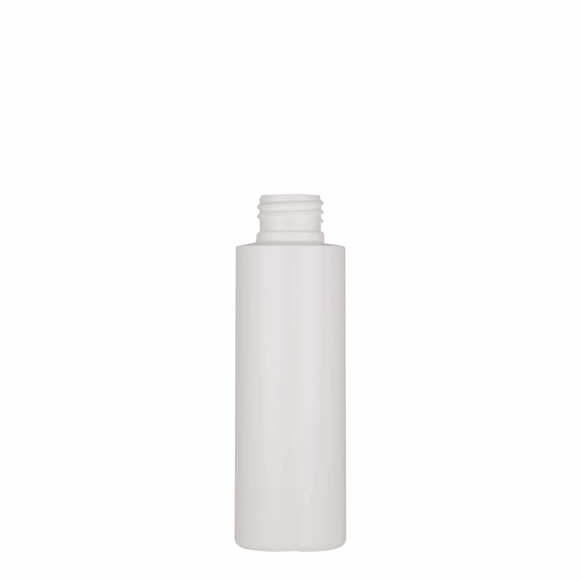100 ml Kunststoffflasche 'Pipe', Green HDPE, weiß, Mündung: GPI 24/410