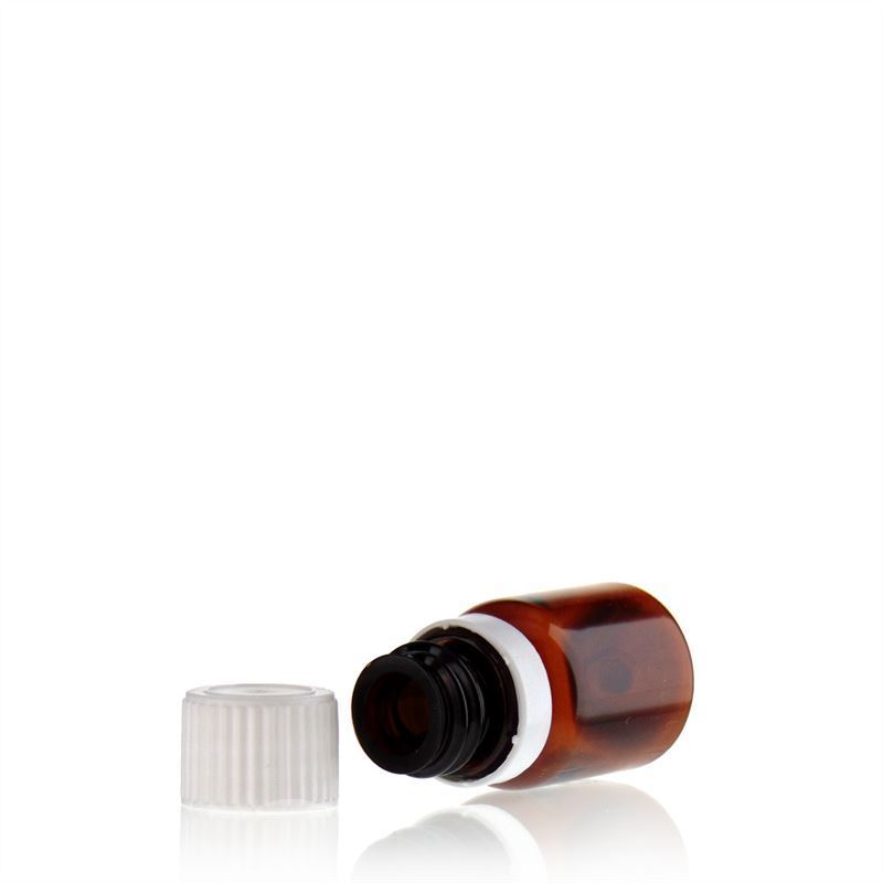 10 ml PET-Medizinflasche 'Easy Living', braun, Kunststoff, Mündung: DIN 18 10 ml PET-Medizinflasche 'Easy Living', braun, Kunststoff, Mündung: DIN 18