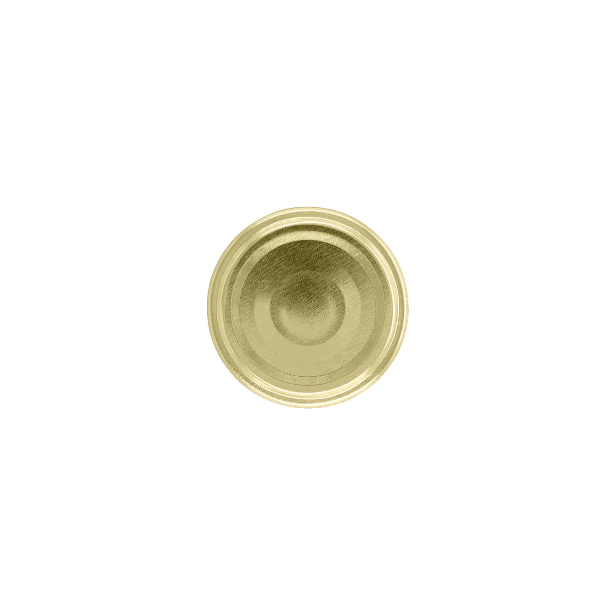 Twist-Off-Deckel, Weißblech, gold, für Mündung: TO 48