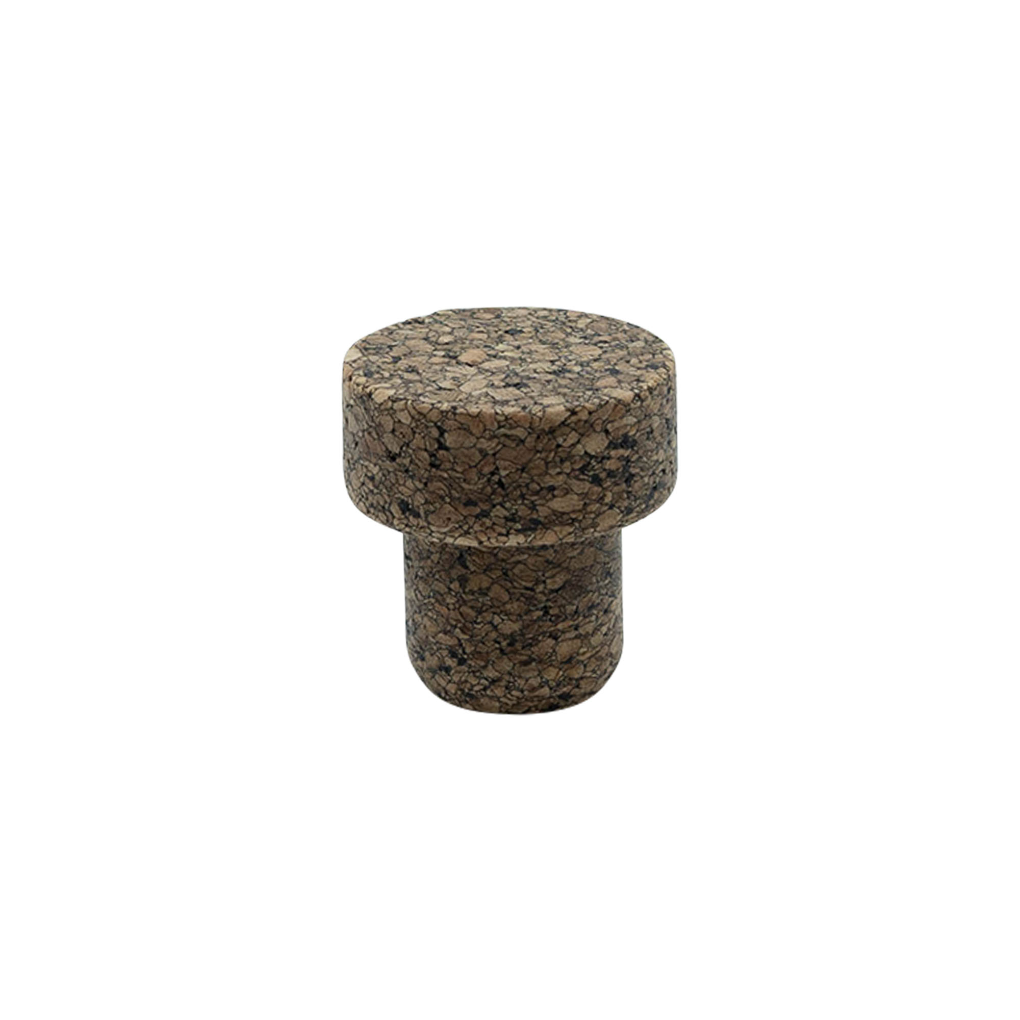 Griffkorken „Sharp“ 22,5 mm, Corkcoal, für Mündung: Kork