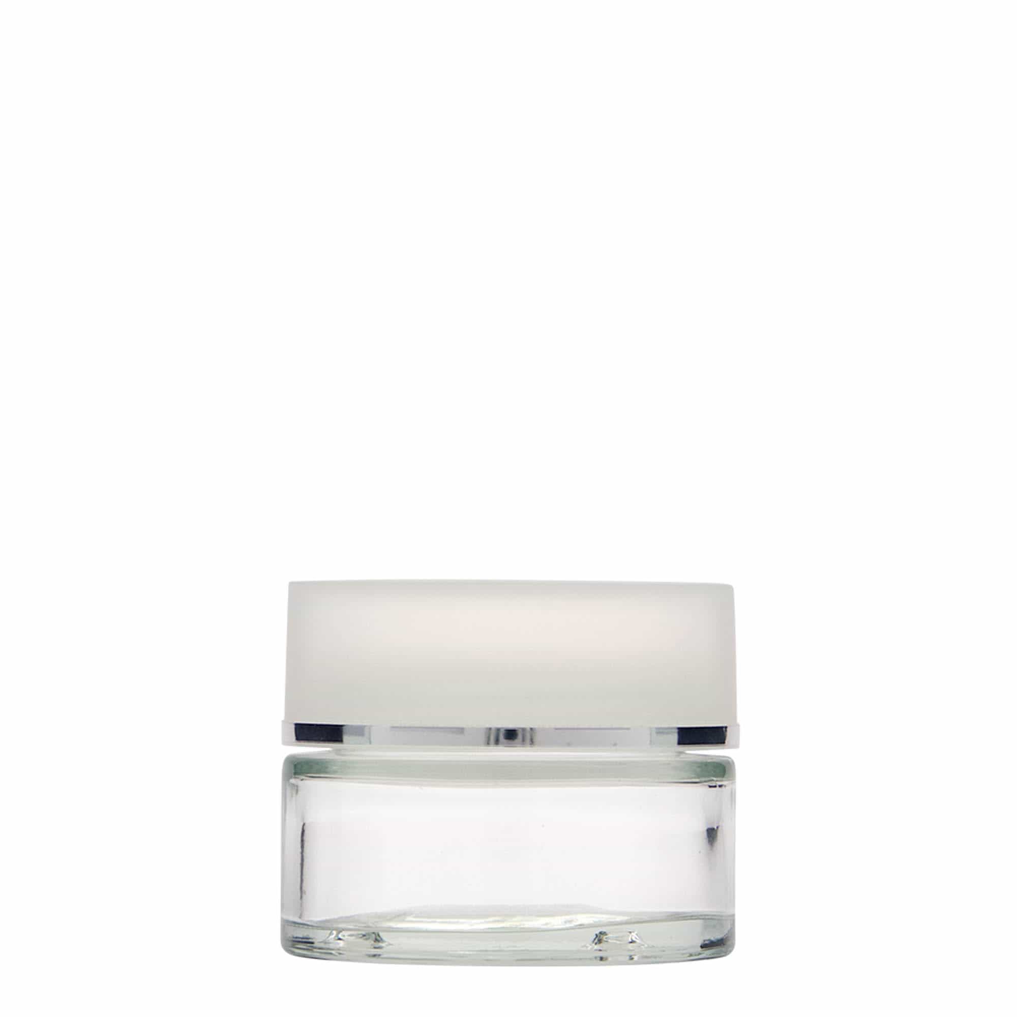 50 ml Tiegel „Clear Edition“, Glas, Mündung: Schraubverschluss