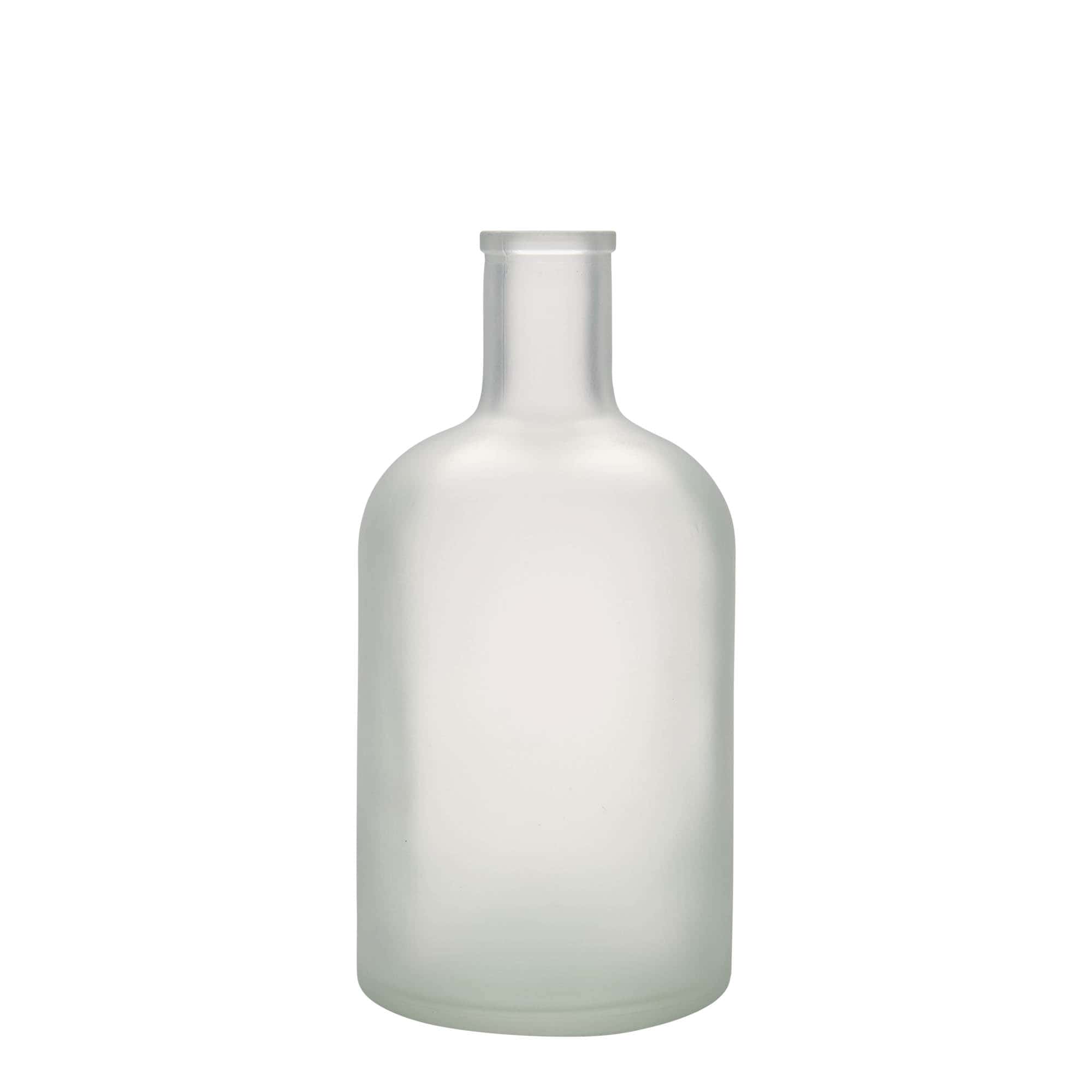 700 ml Glasflasche 'Gerardino', geeist, Mündung: Kork