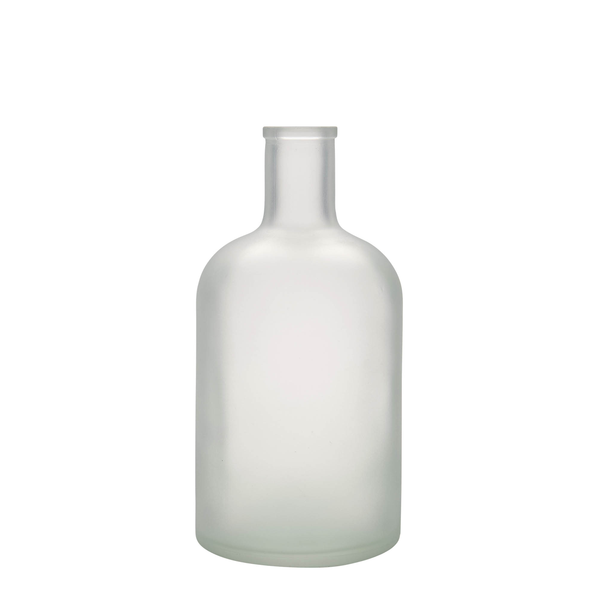 700 ml Glasflasche 'Gerardino', geeist, Mündung: Kork 700 ml Glasflasche 'Gerardino', geeist, Mündung: Kork