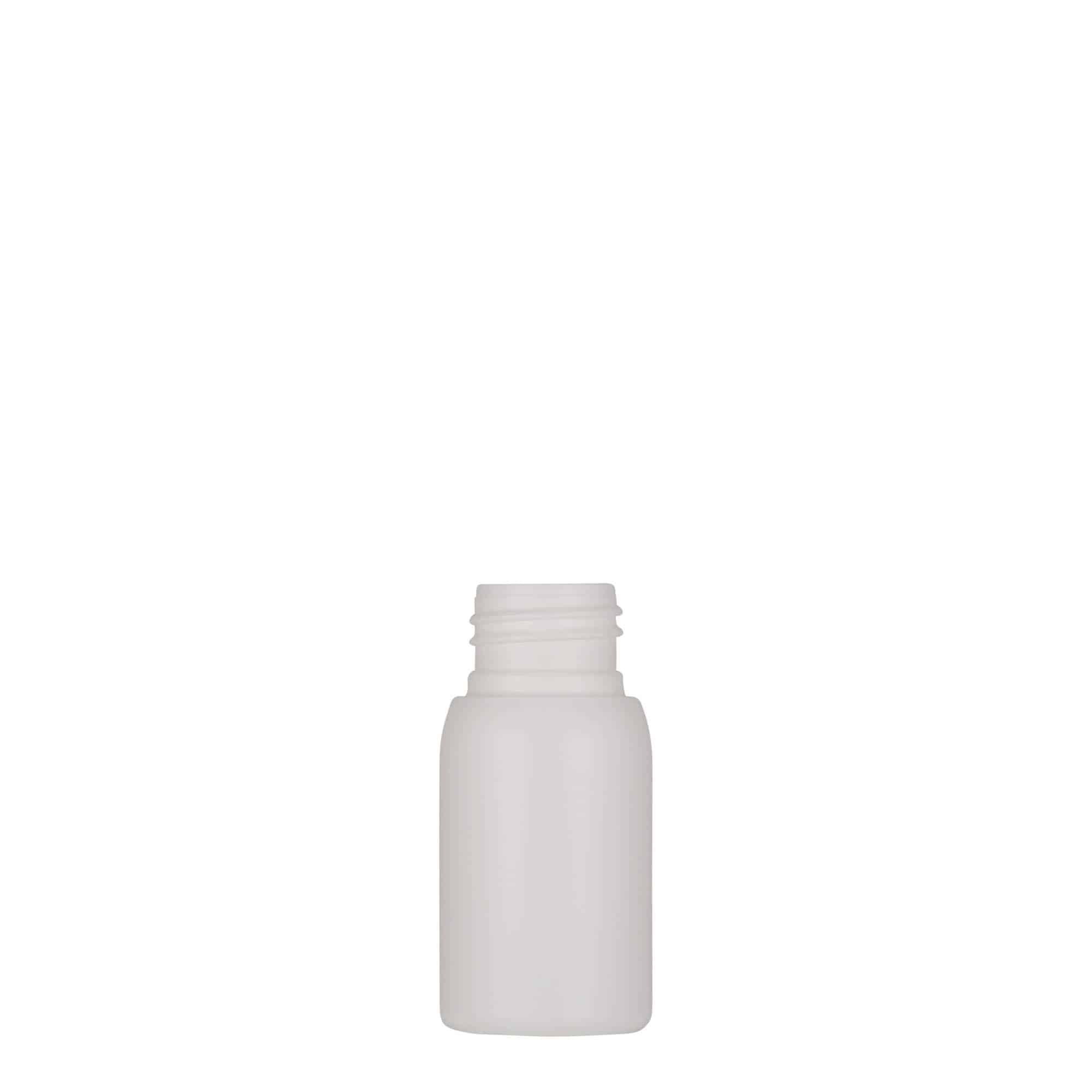 30 ml Kunststoffflasche 'Tuffy', HDPE, weiß, Mündung: GPI 24/410